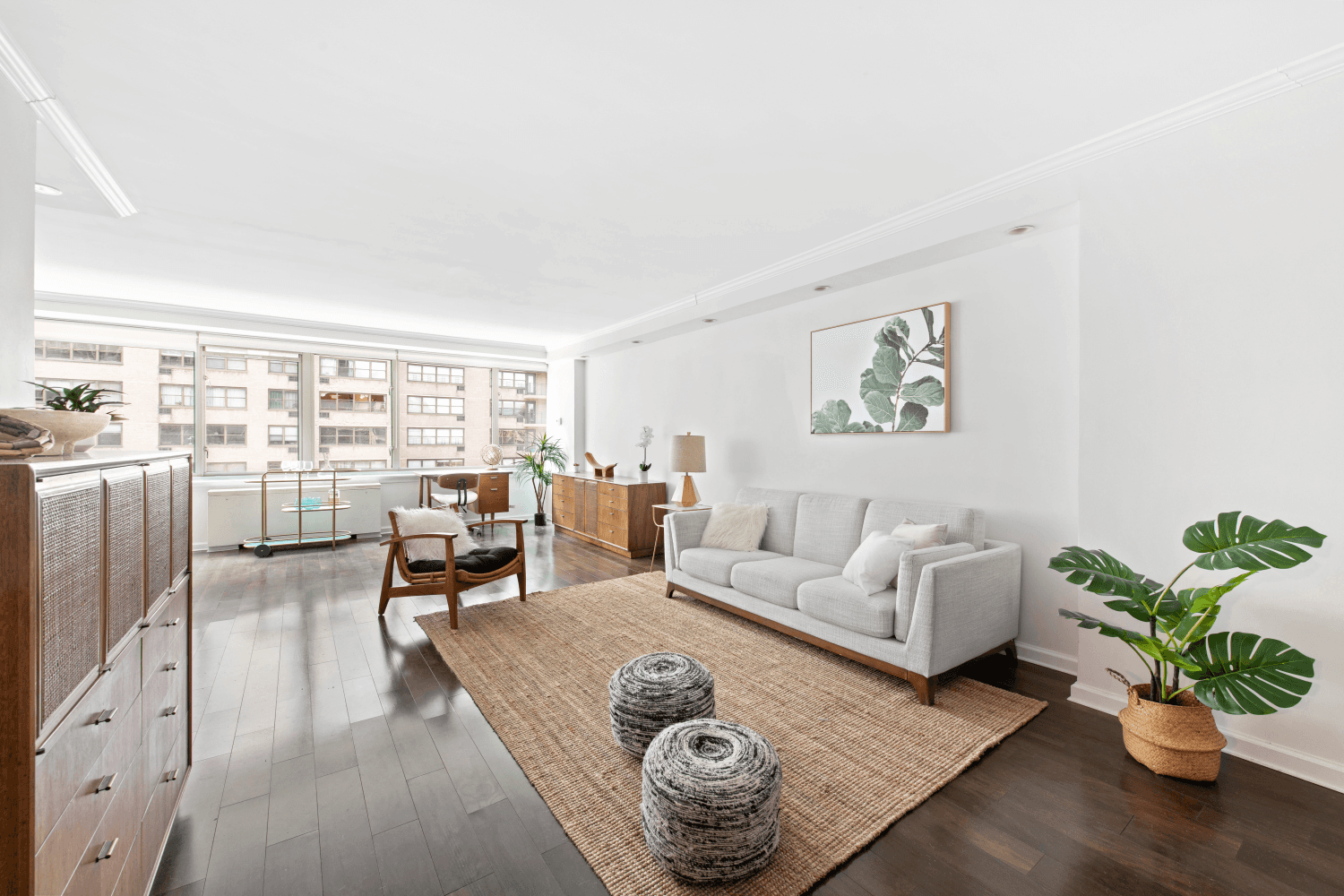 Located in the heart of Lincoln Square, this bright and tastefully FULLY renovated OVER SIZED 2 bedroom 2 full bathroom apartment is turn key ready !