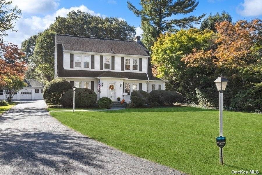 Updated in 2019, this enchanting Dutch center hall Colonial is nestled on just over a 1 2 acre of beautifully landscaped property and features a welcoming entry that leads to ...
