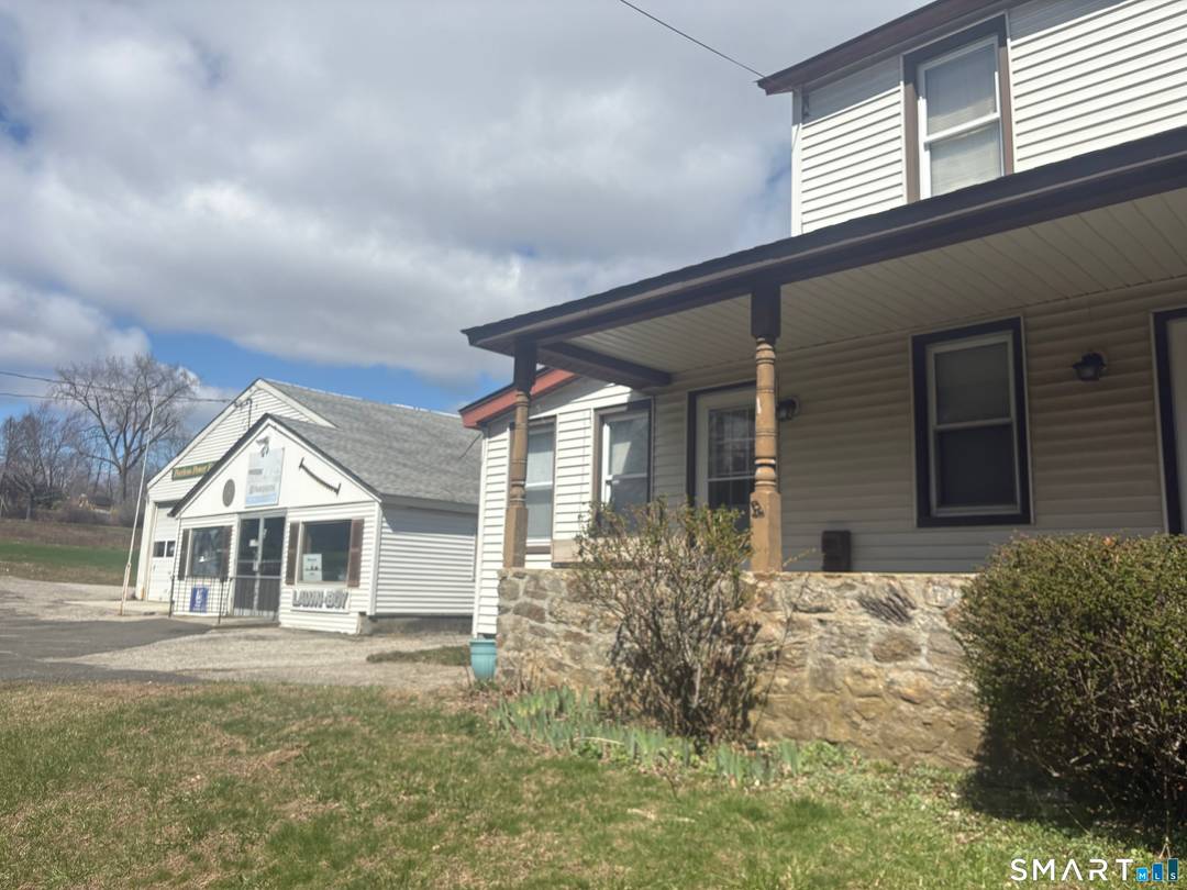 2 Family House with 4000 sq ft Commercial Building for Sale !