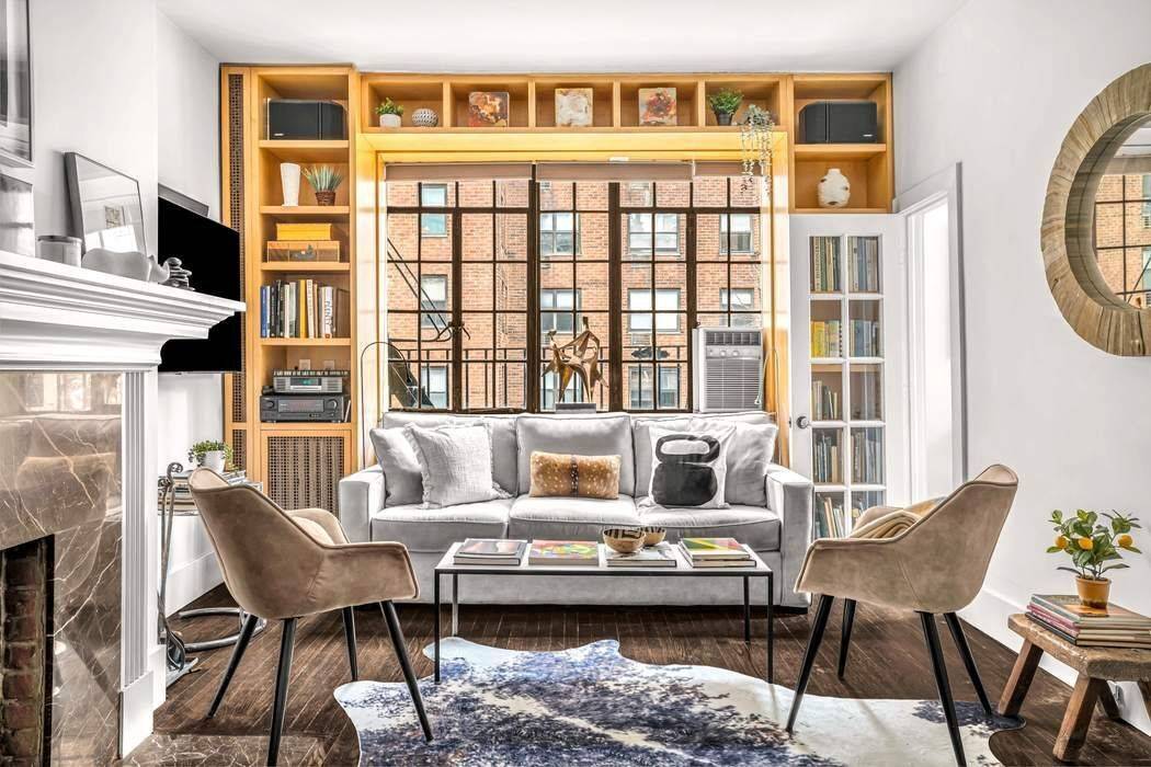 This two bedroom duplex offers a rare opportunity to own a piece of pre war history in the iconic Tudor City enclave of Midtown Manhattan.
