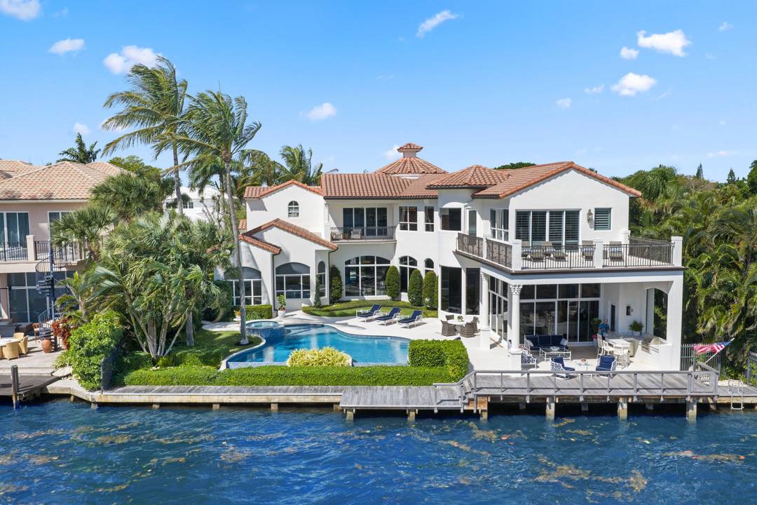 OPPORTUNITY to Experience the pinnacle of Intracoastal waterfront living in this fully furnished estate ideally located in the exclusive Palm Trail neighborhood, just steps from Atlantic Avenue in Delray Beach.