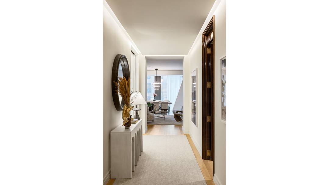 Combining superb sophistication and craftsmanship with the intimate feeling of home, Residence 38C at 53 West 53 comprises 2, 432 square feet, offering three bedrooms, three and a half bathrooms, ...