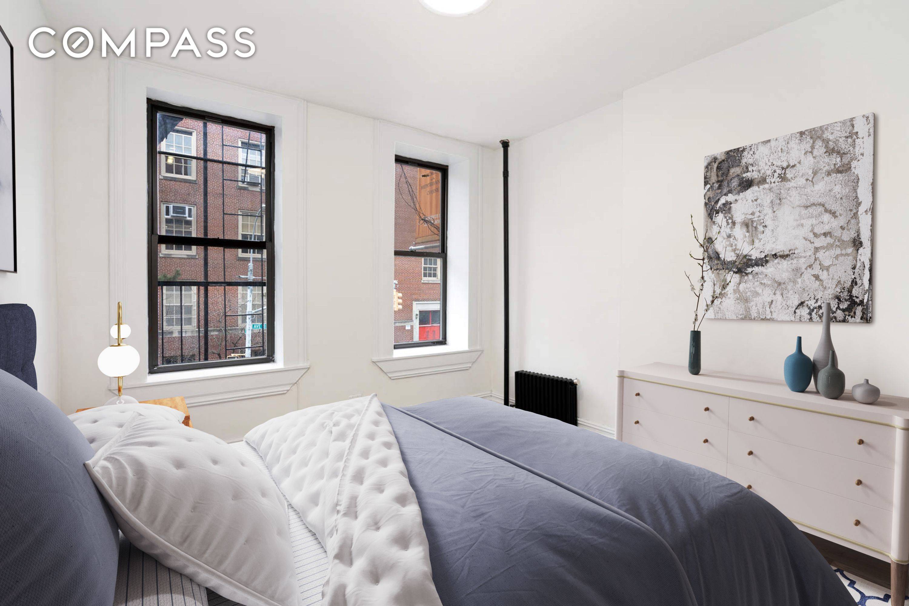 Sunny, charming unit steps from Tompkins Square Park !
