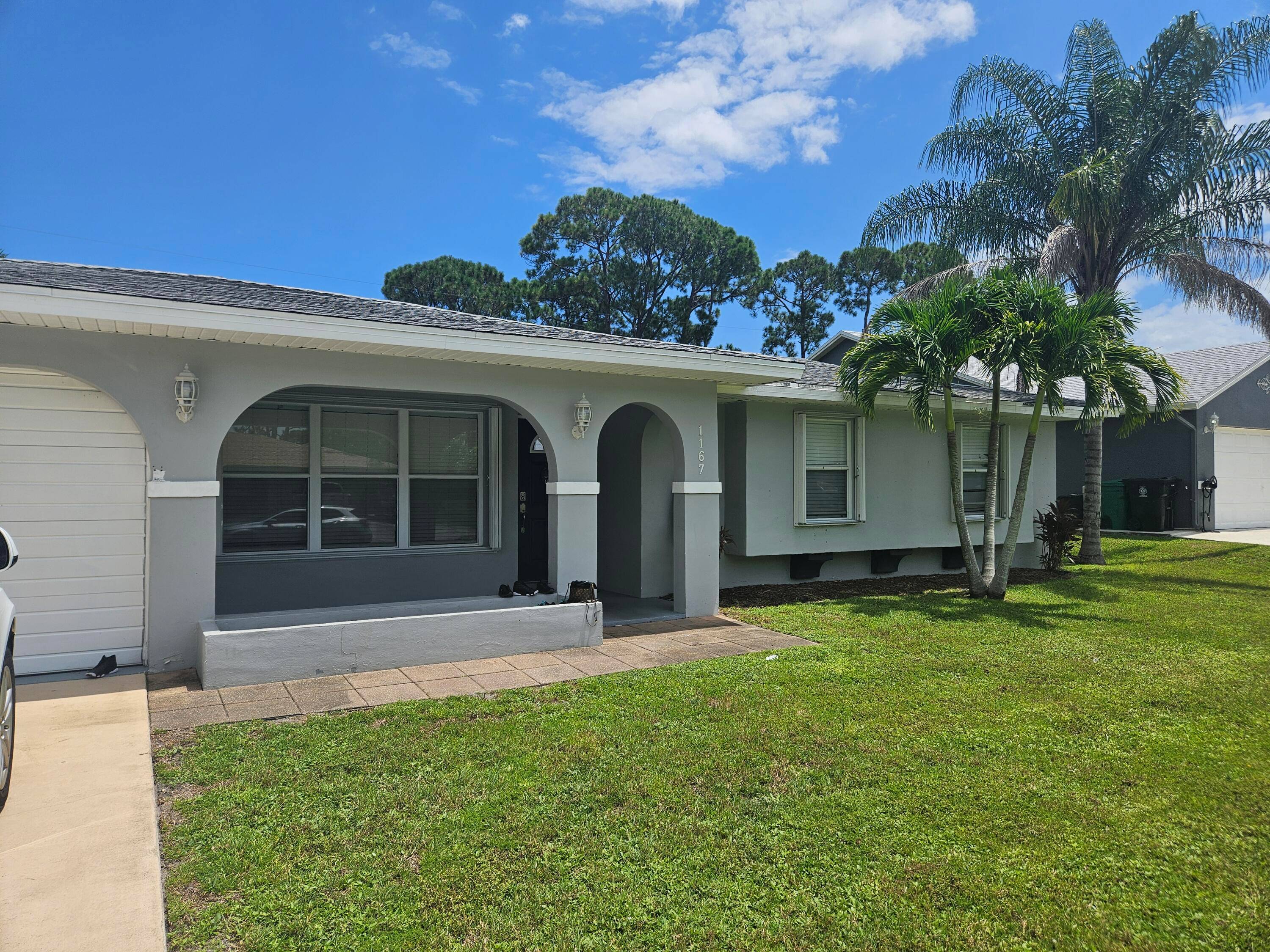 Charming CBS home with private fenced backyard, 3 Bedrooms, 2 Bathrooms home with one car garage.