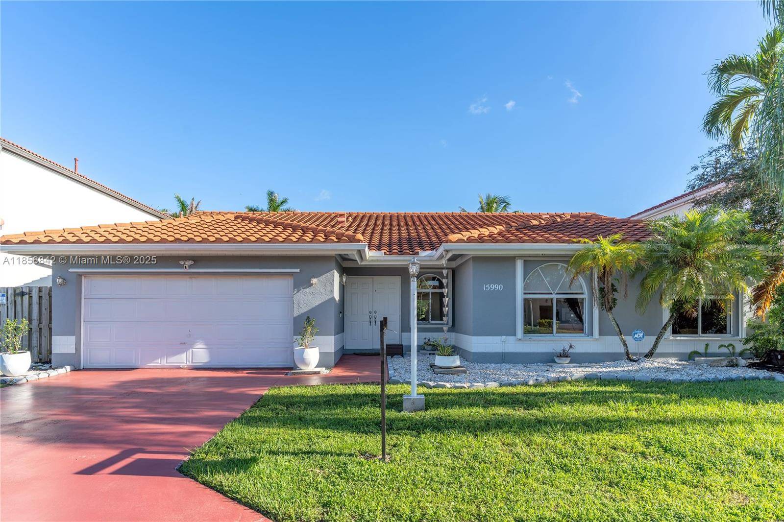 Beautiful 4BR 2. 5BA residence with 2 car garage in desirable West Kendall.
