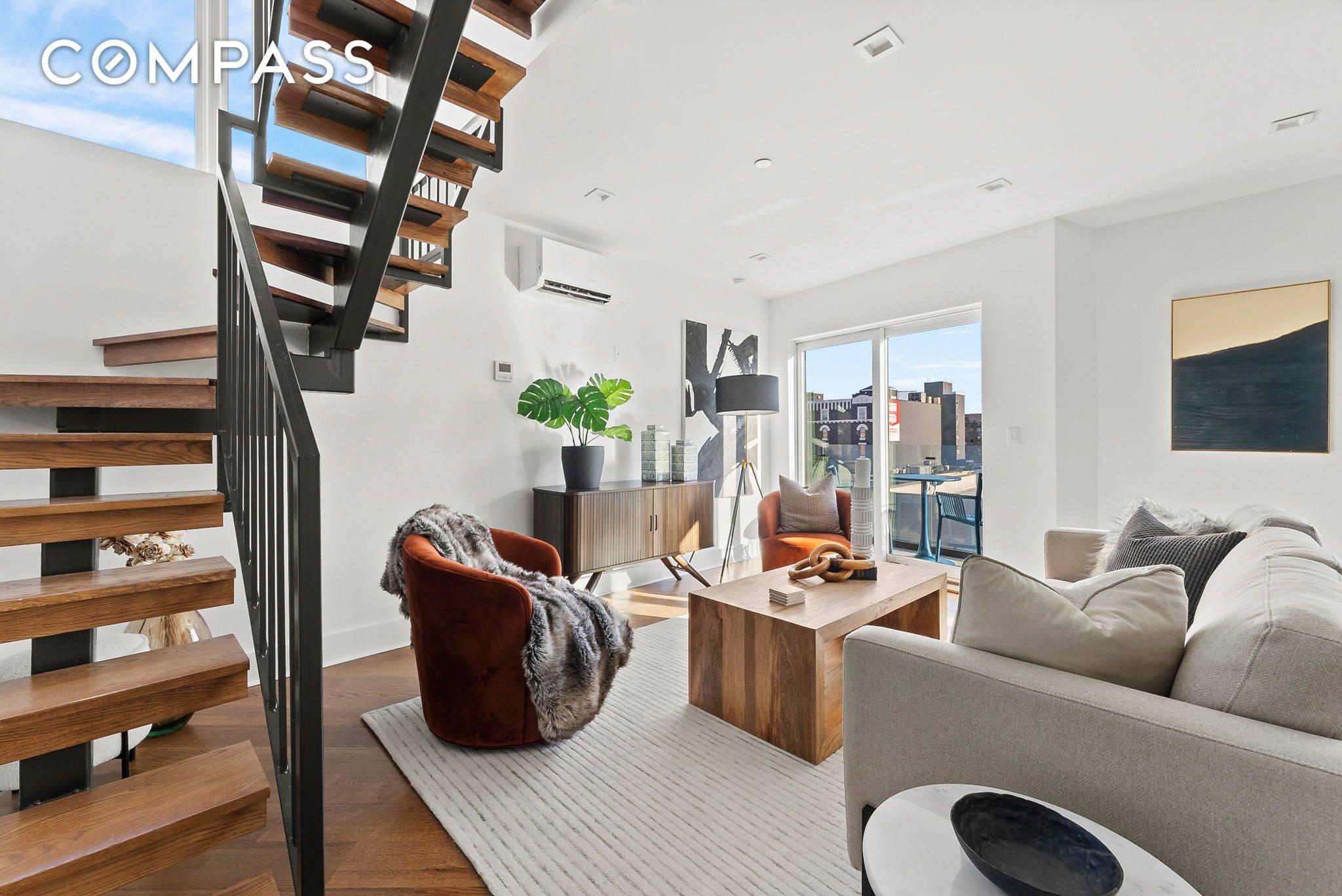 NEW DEVELOPMENT. Welcome to this two bedroom residence at La Mariposa, a stunning duplex that embodies modern elegance in the heart of Washington Heights.