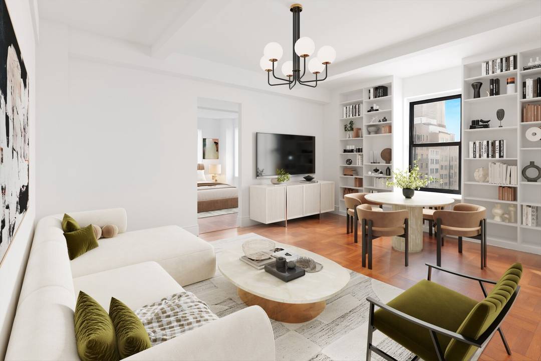 Welcome to Residence 14E at 49 West 72nd Street A Sunlit Sanctuary with Iconic Views Just Off Central Park West Perched on the 14th floor of a distinguished prewar cooperative, ...