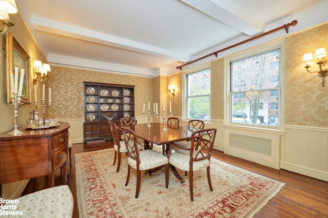 Elegant Prewar Classic Seven with Gracious Layout, Tree Lined Views amp ; Versatile Staff Room From a semi private elevator vestibule, enter this well maintained and spacious classic seven room ...