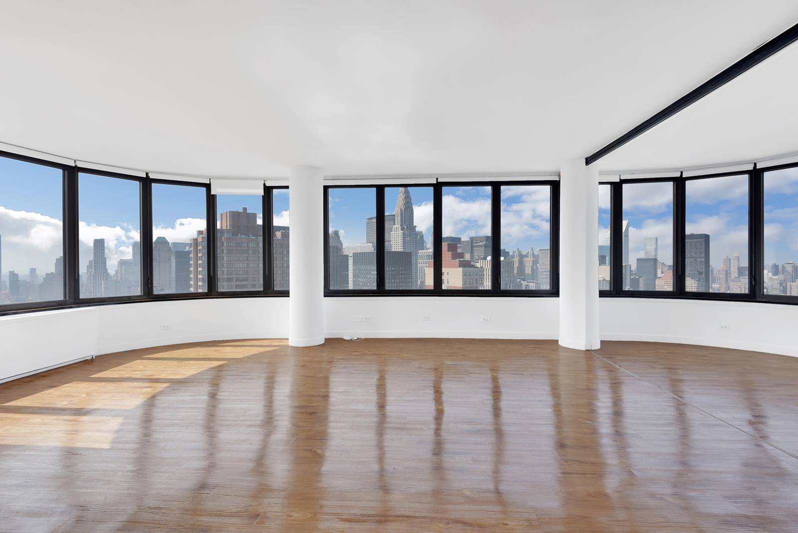 Beautifully flooded with natural Southern light, is a stunning 56th floor home, unlike anything else in this luxury building !