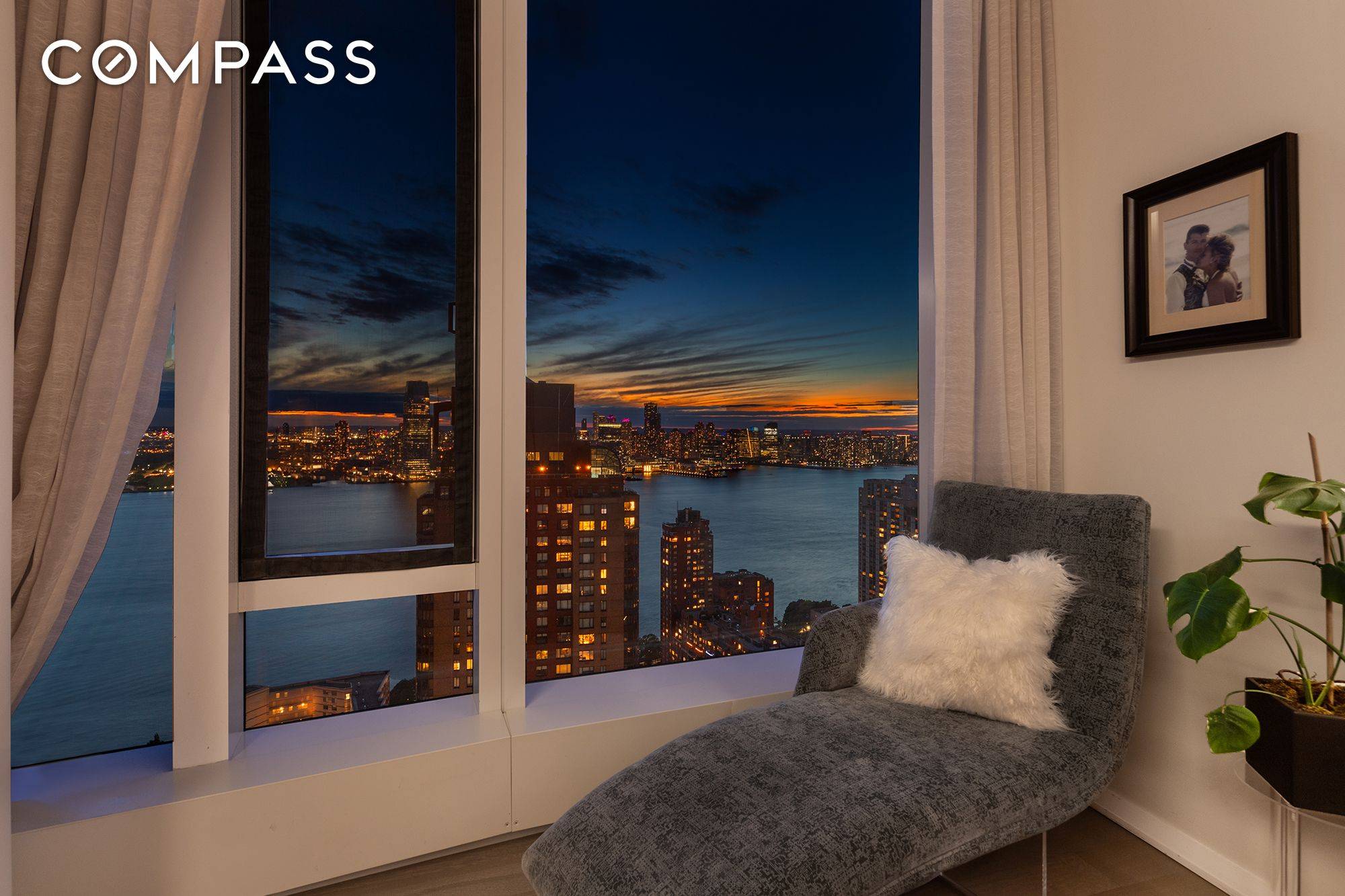 Perched high above the pulse of downtown Manhattan, this extraordinary 2, 669 square foot residence offers an inspiring blend of modern luxury, custom craftsmanship, and cinematic views stretching across New ...