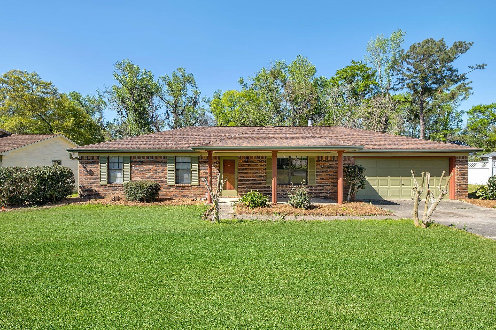 Well maintained home on quiet street with private back yard.