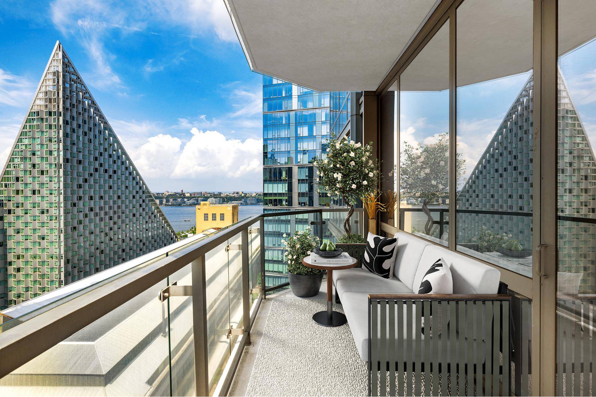 Introducing stunning sun drenched 2 bedroom, 2 bathroom corner apartment at 10 West End Avenue.