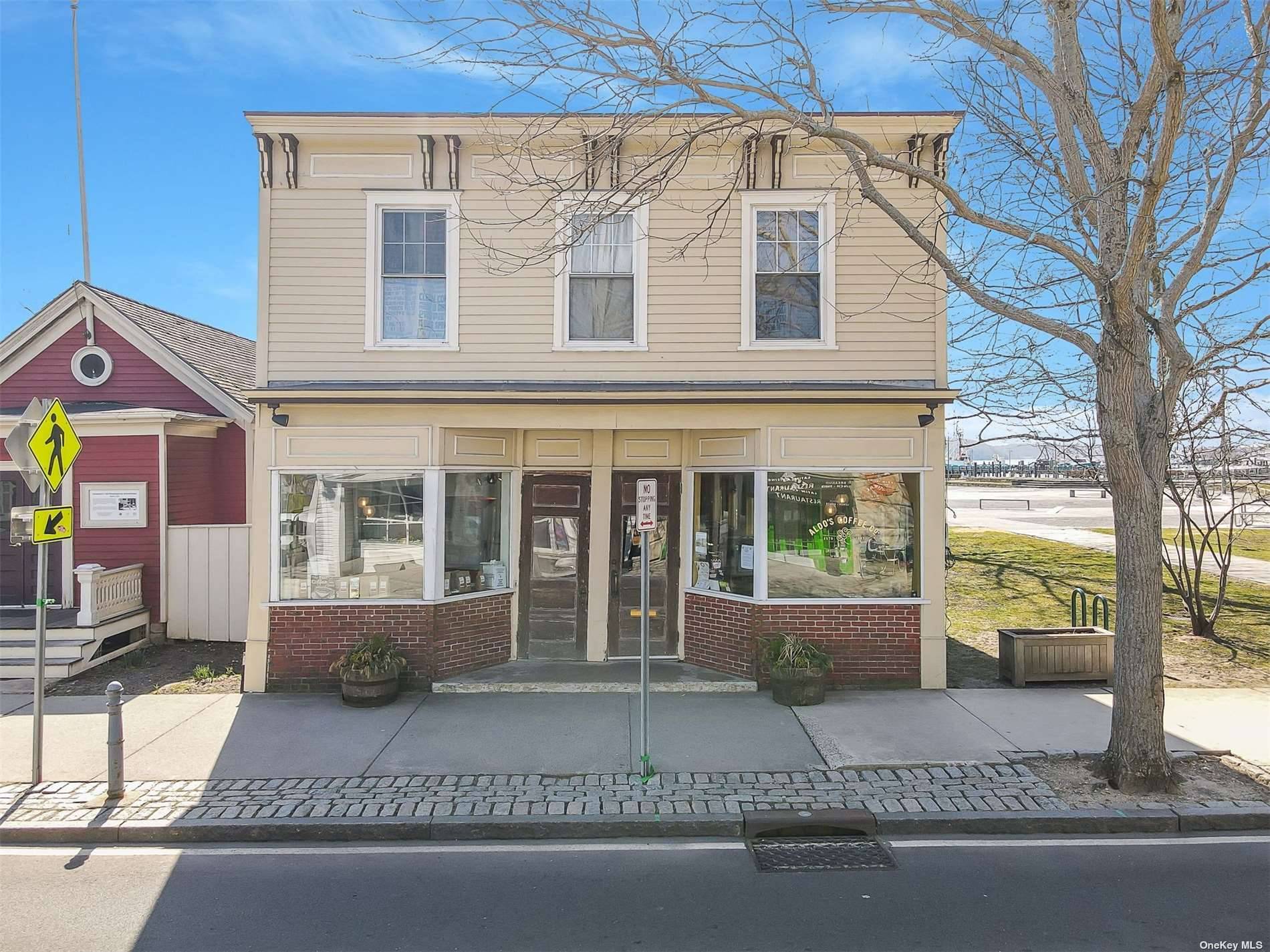 Aldo is passing the torch, offering a distinct opportunity to purchase both a historic property and his iconic cafe which is positioned in the heart of Greenport Village.