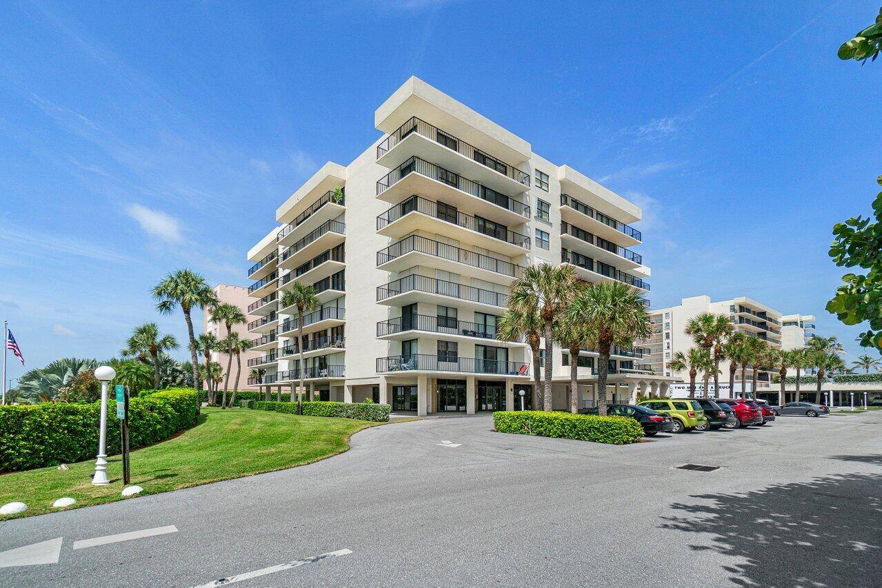 Enjoy stunning ocean views from this spacious 2 bedroom, 2 bath residence at The Claridges.