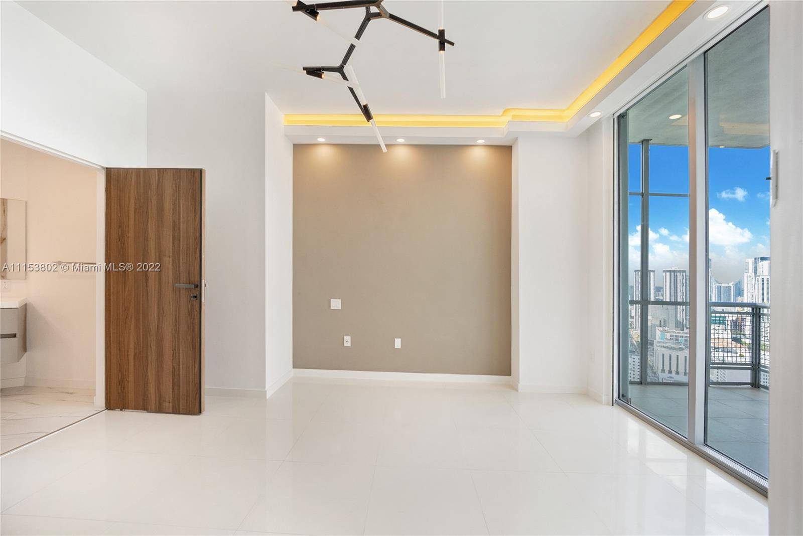 Fully remolded penthouse unit with Italian cabinets, Italian custom walk in closets, Italian kitchen, new kitchen faucet, brand new appliances except for stove, high end Italian interior doors and Italian ...