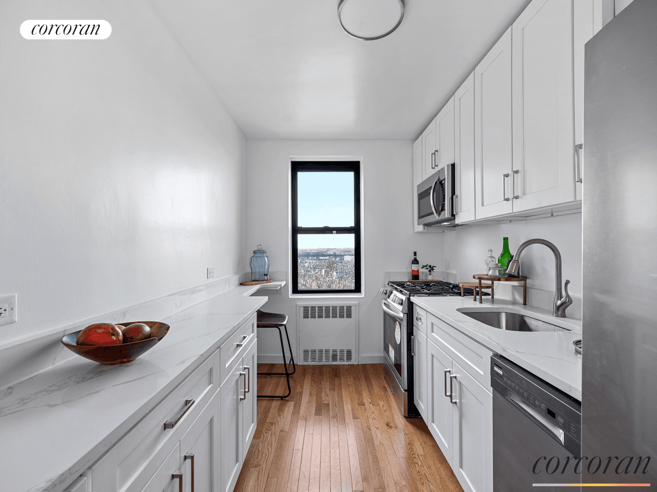 Gut renovated 2BR 1. 5bath, coop sponsor sale in well maintained elevator building in prime Midwood Ocean Parkway and Avenue J L.