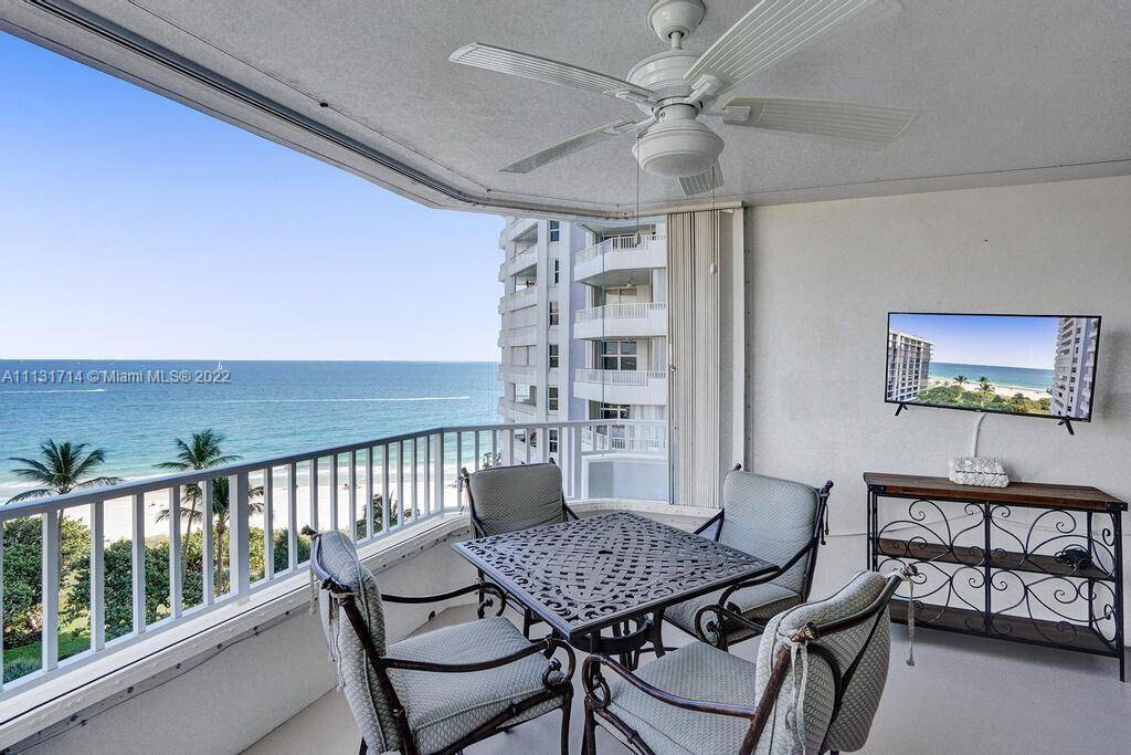 Stunning unit in beachfront building with views of the Ocean, Lake Santa Barbara, and the Intracoastal.