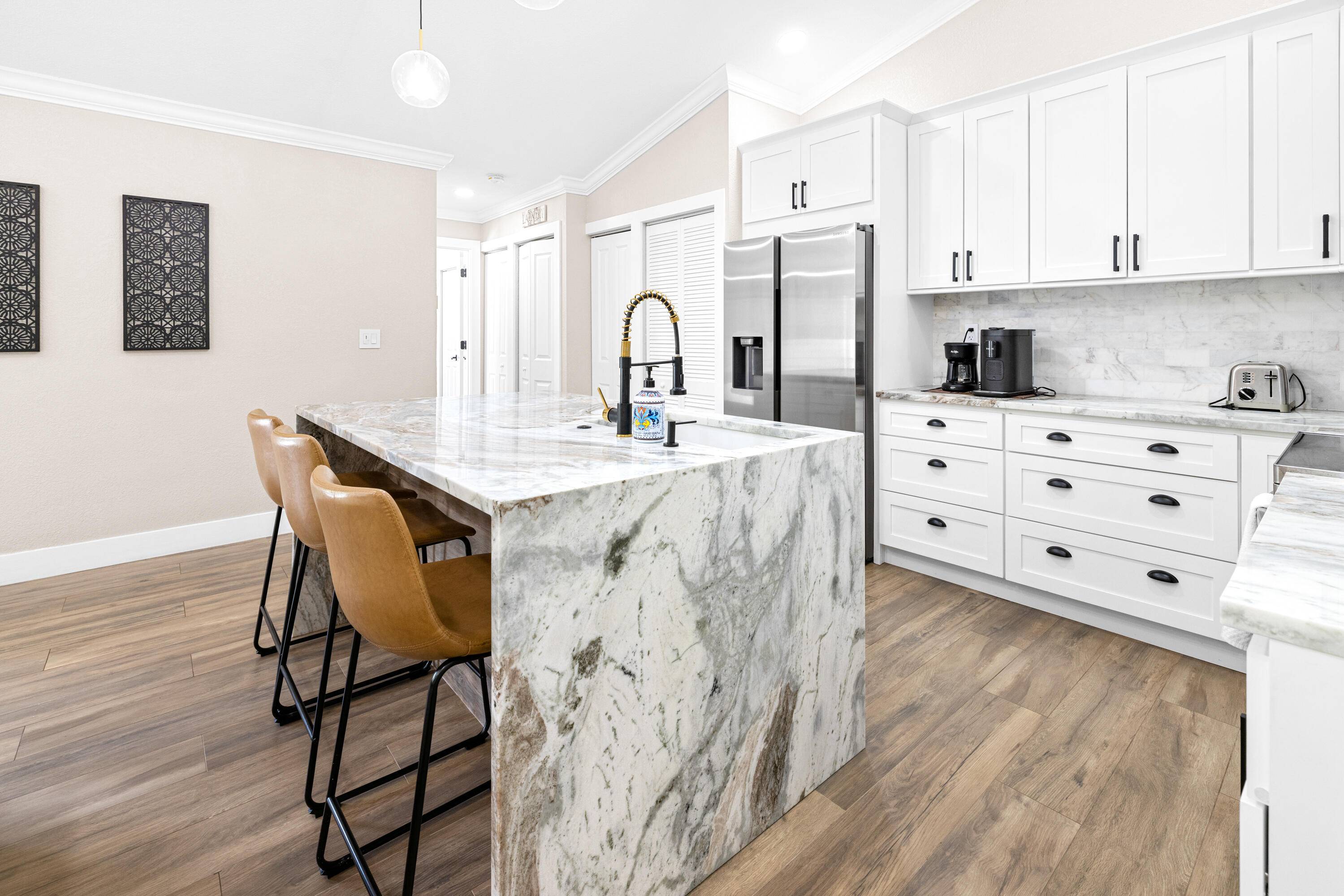 Enter into this fully remodeled gem tucked away in a quiet cul de sac with no HOA !