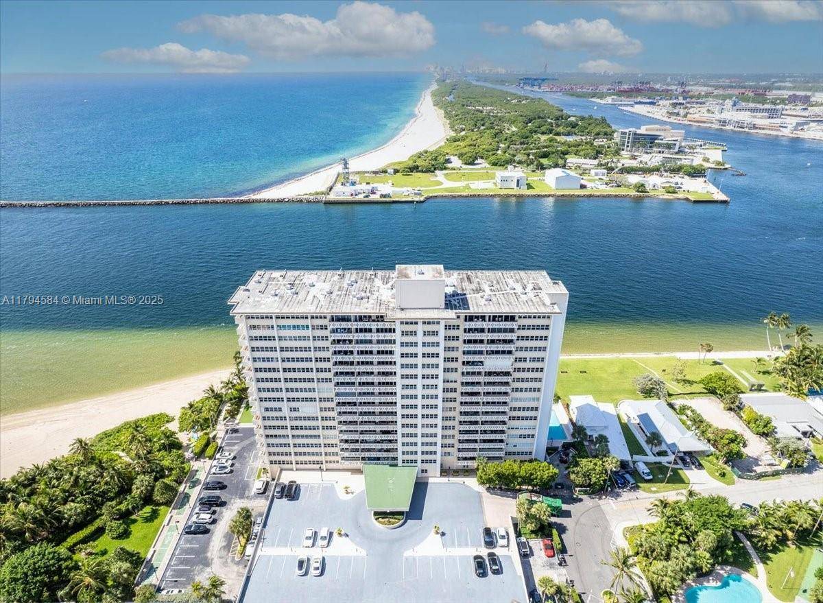Enjoy spectacular city and partial ocean views from this updated and furnished 1 BR BA model at desirable Sky Harbour East.