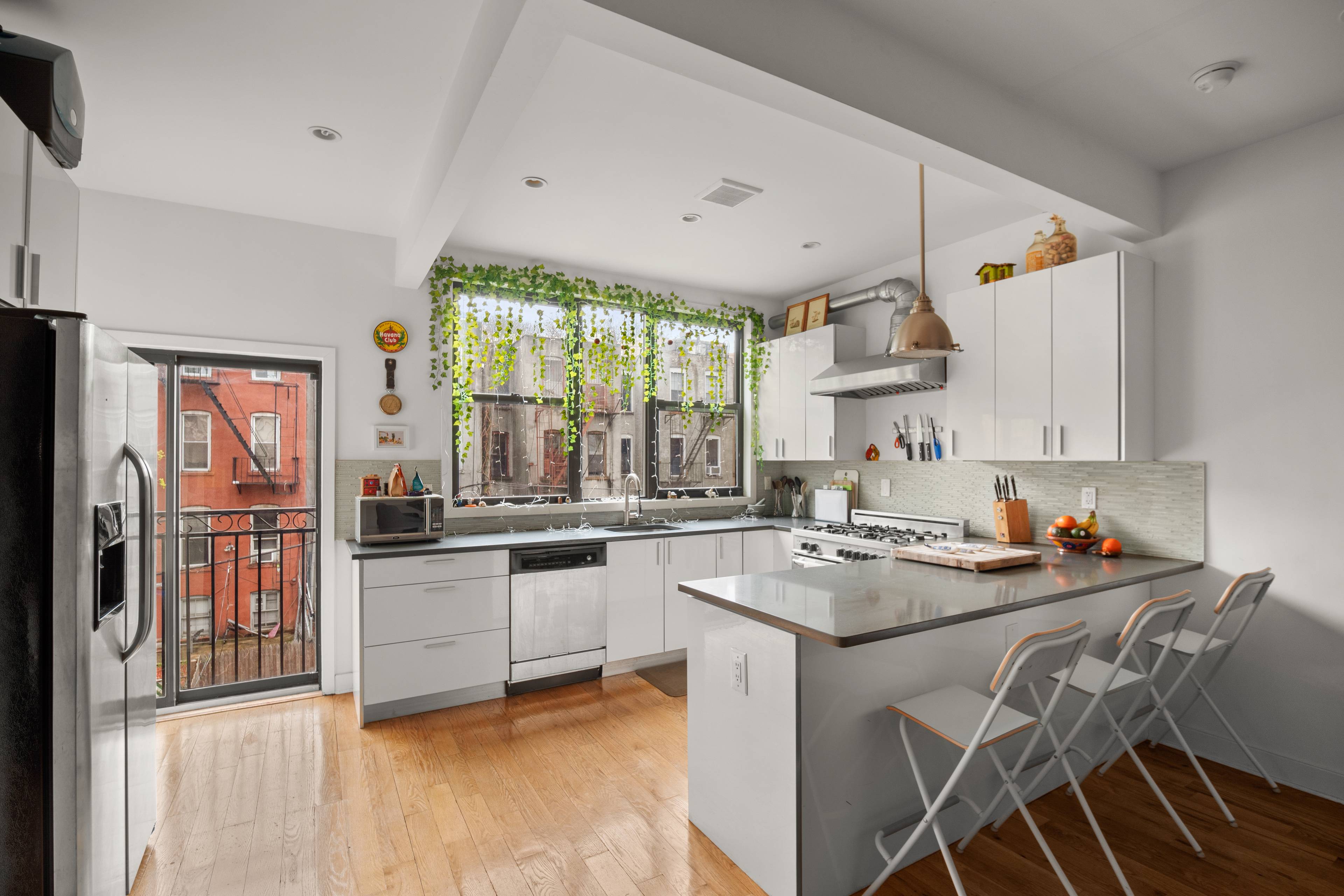 976 MADISON STREET 4 STORY TWO FAMILY 4BR 3BR Duplex over Duplex very rare PRIVATE OUTDOOR SPACE ON ALL FOUR FLOORS Ideal for investors and primary homeowners alike.
