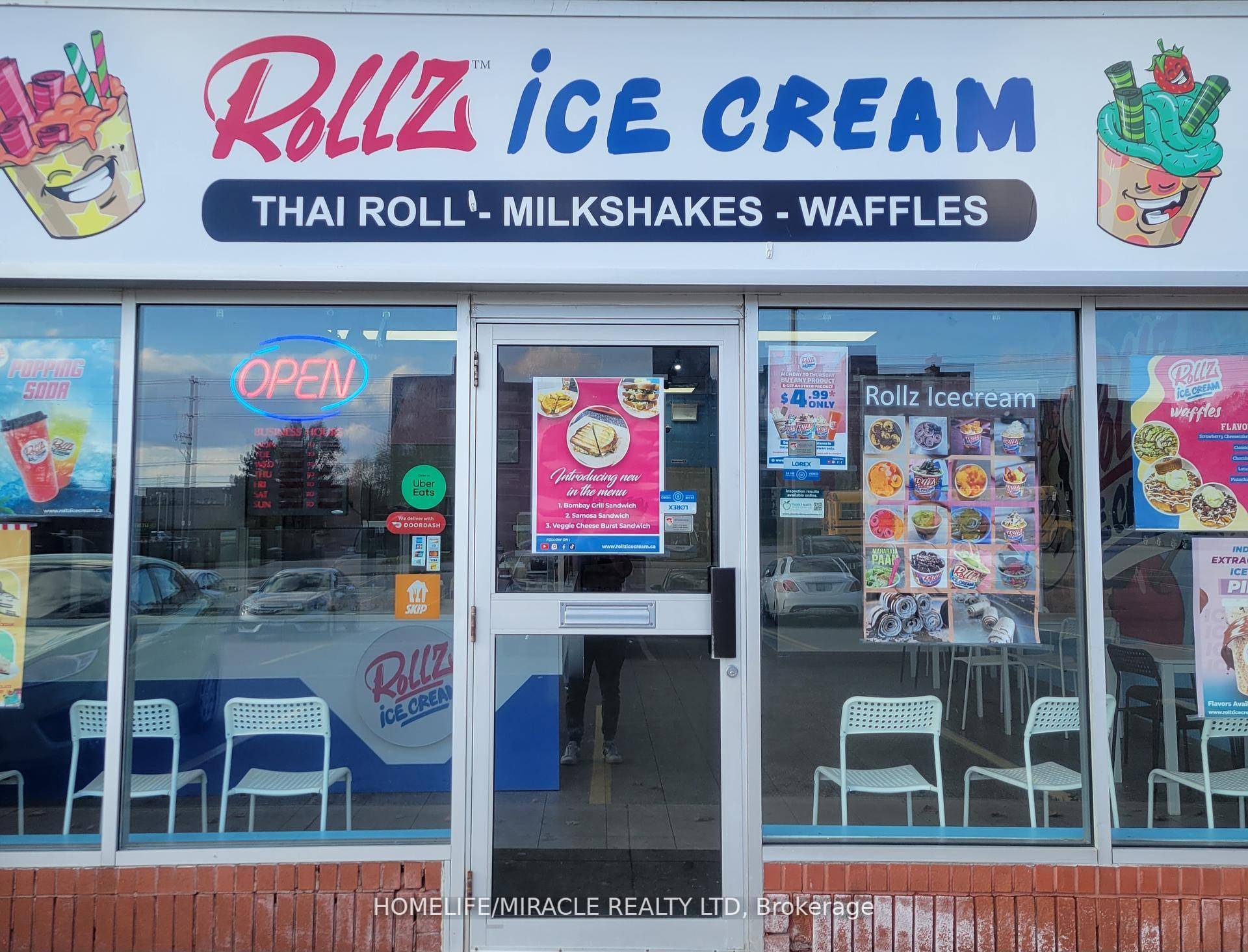 Excellent Turnkey ICE Cream shop for Sale at Prime location in Guelph, ON.