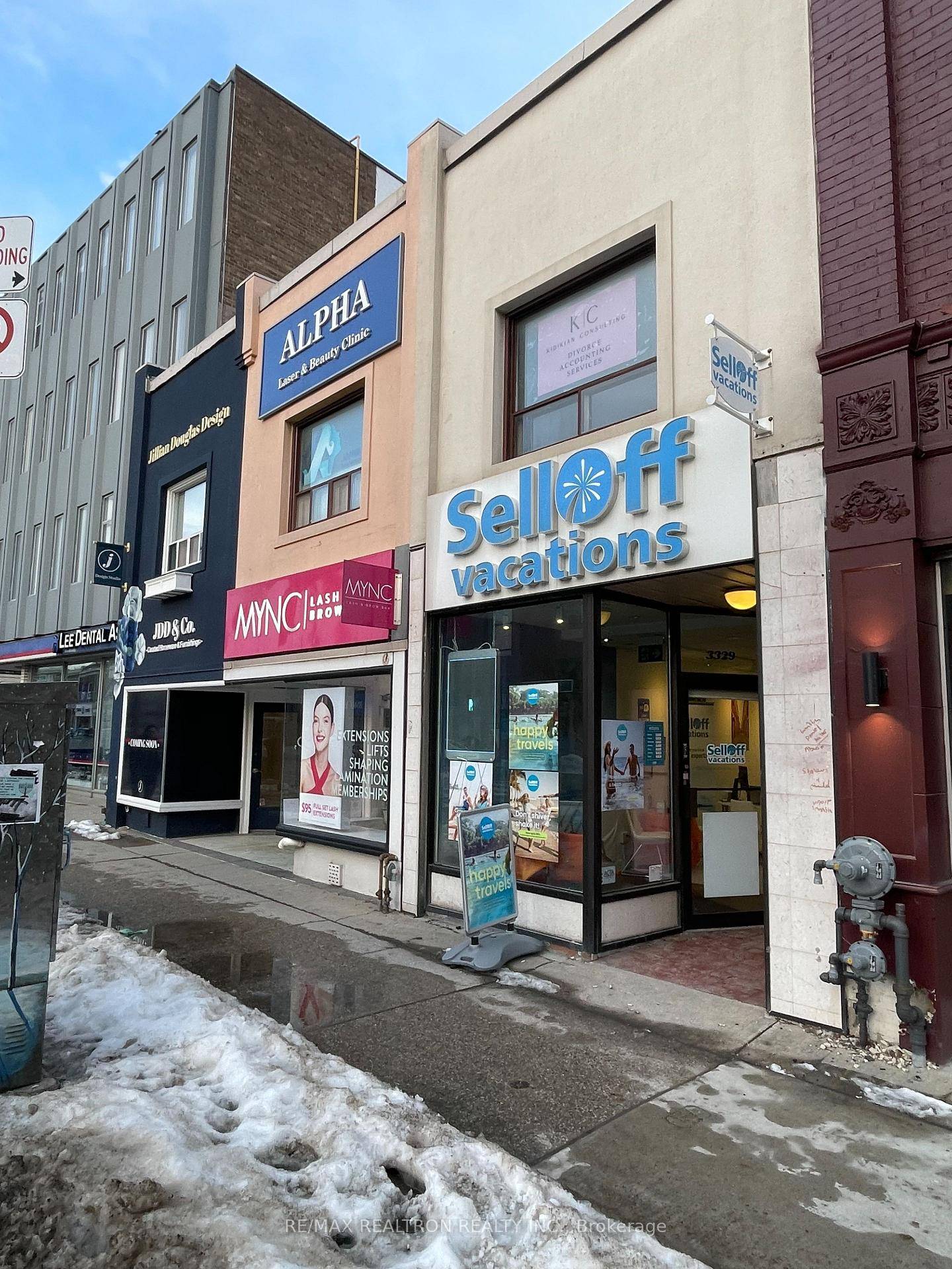 Prime Commercial Space for Lease in Lawrence Park North, the most Afluent neighbourhood in Toronto.