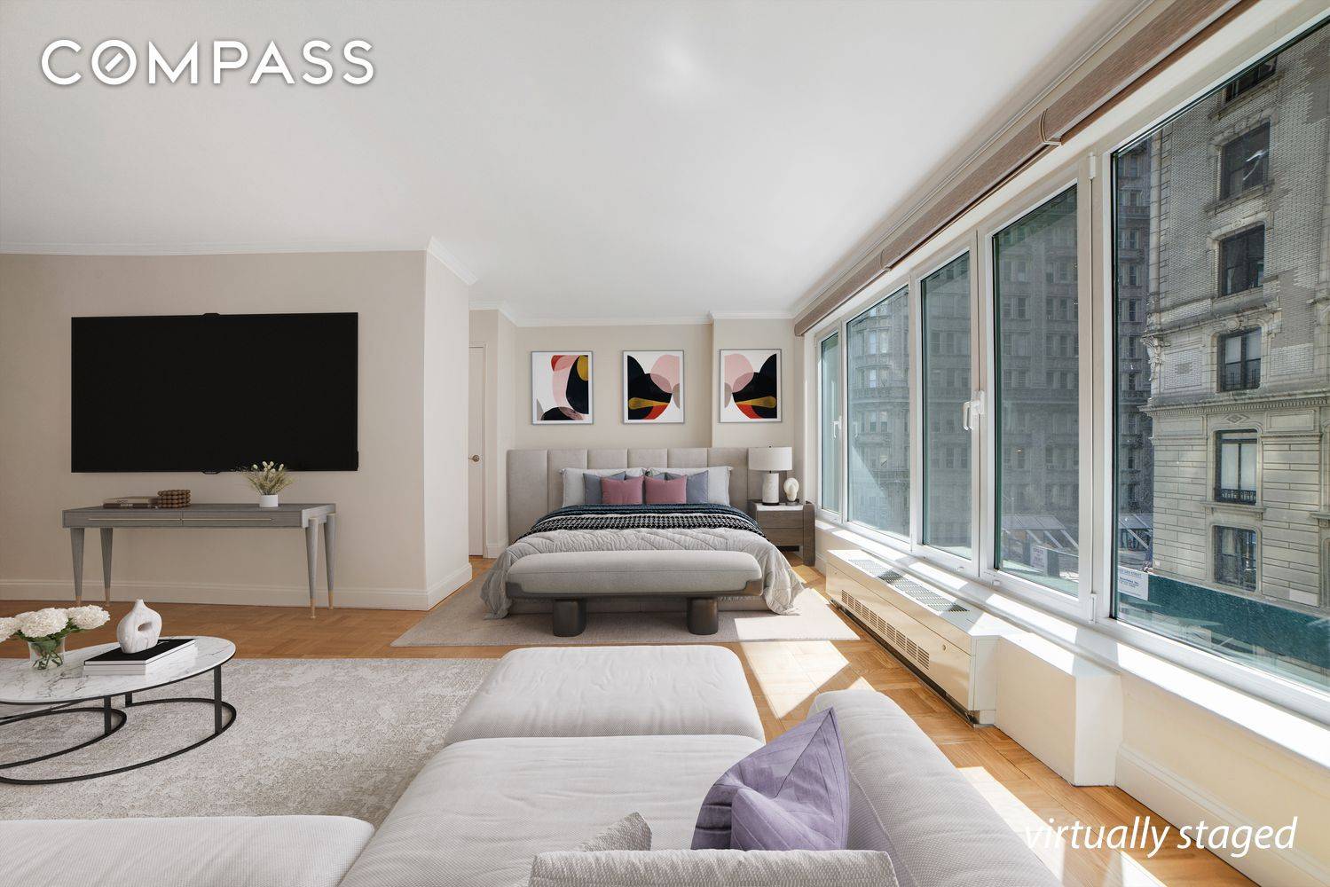 200 Central Park South, 11K Sun Splashed 650 SF Alcove Studio 929, 000 w LOW Maintenance 1, 260.