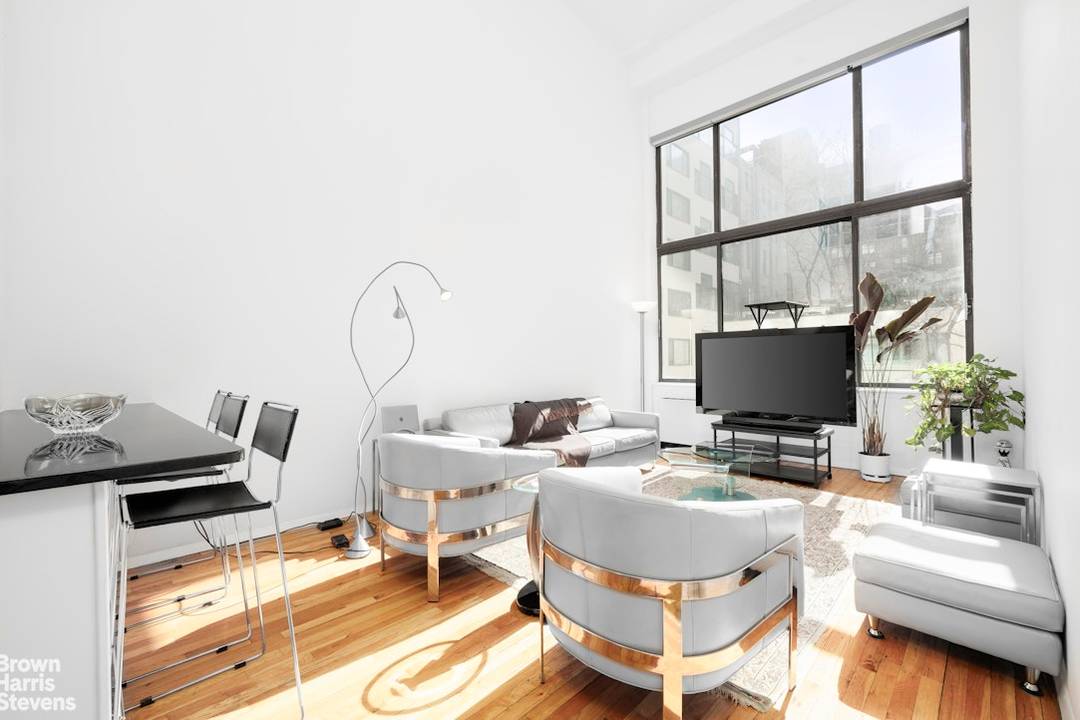 RARE TRIPLE LEVEL LOFT with PRIVATE OFFICE, 3 FULL BATHS and DOUBLE HEIGHT CEILINGS Discover an architectural masterpiece across three dramatic levels.