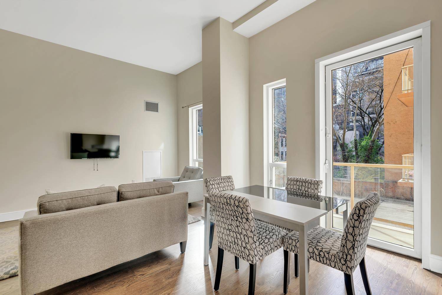 Large 1 bedroom, 1 bath apartment with two walk in closets and outdoor space in Midtown East of Manhattan.