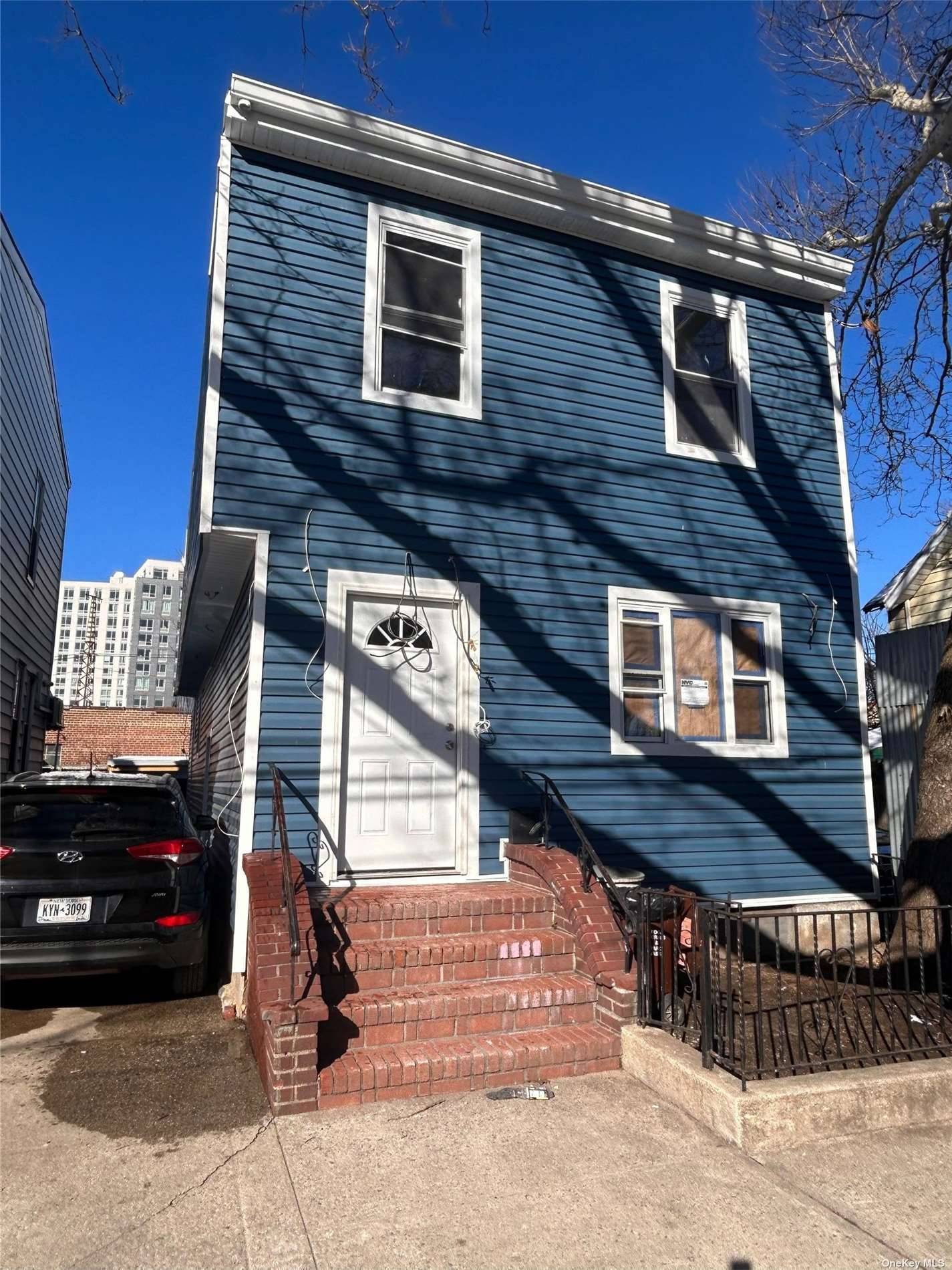 2 Family detached, Full Gut renovation, new plumbing, electrical, drywalls, floors, cabinets, split units.