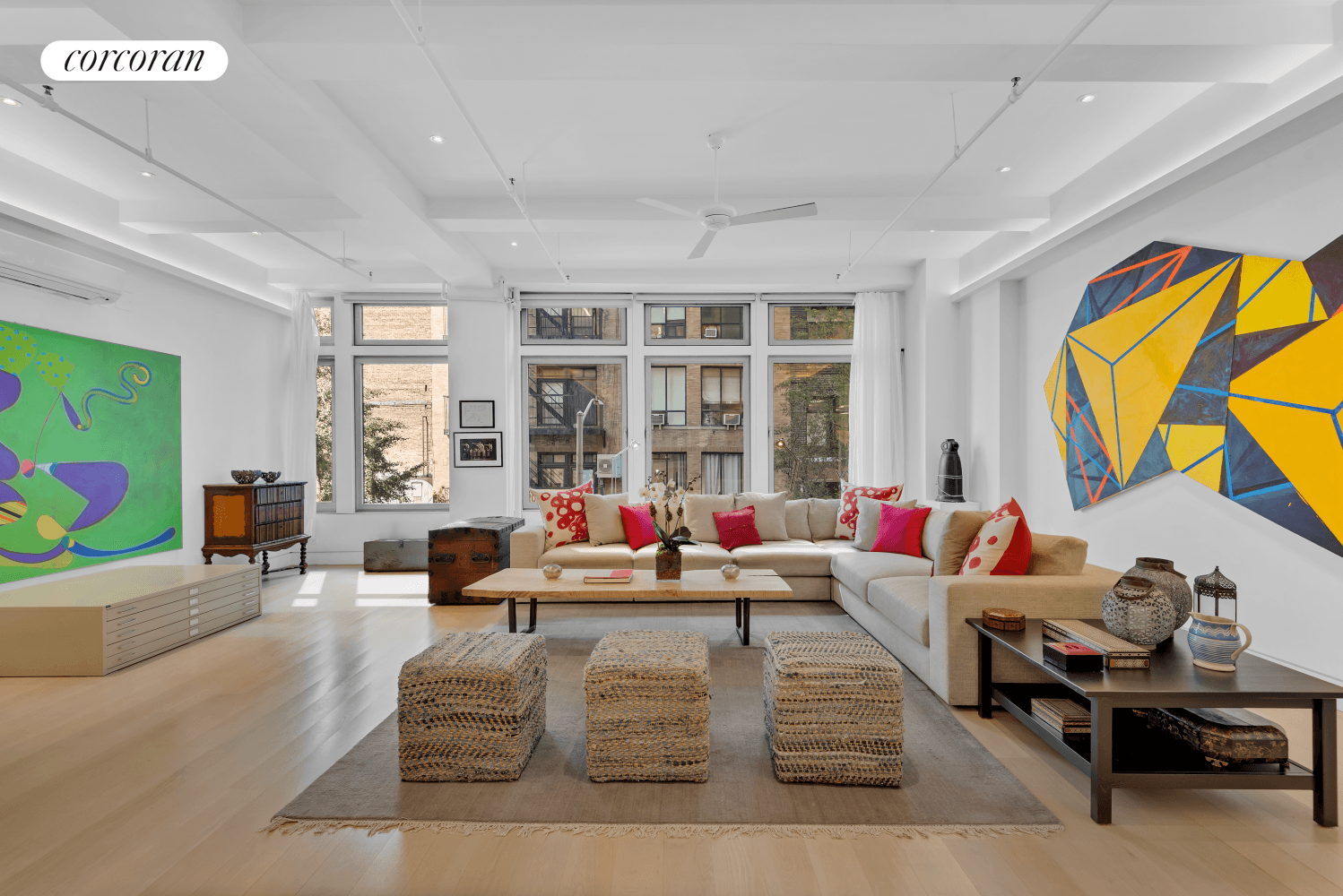 This meticulously renovated artist's luxury loft at 50 West 29th Street in the heart of NoMad, Manhattan, offers 2, 366 square feet of adaptable living space, perfect for modern urban ...