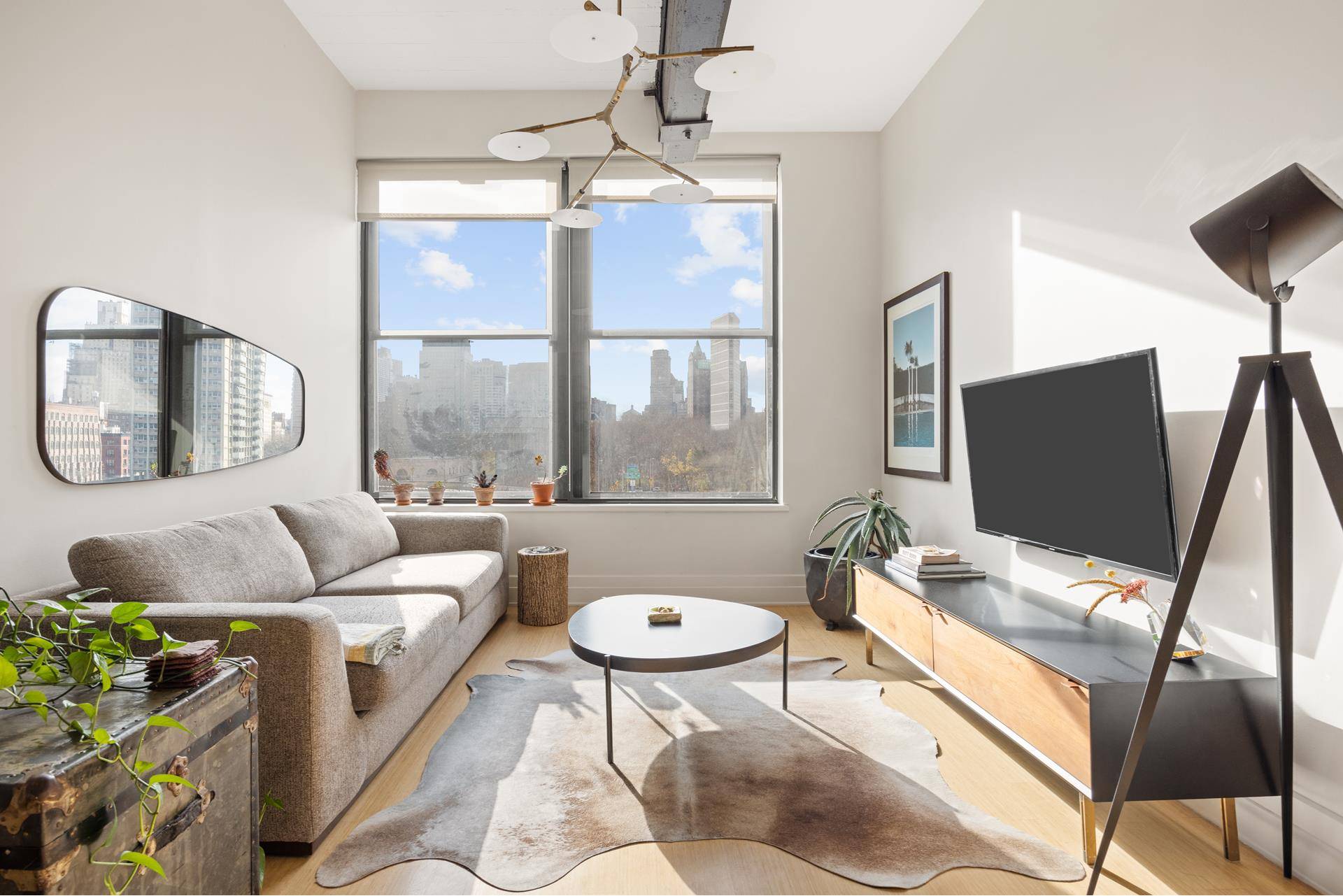 Stunning DUMBO Loft 1BR 1BA Experience loft living at its finest in this sun drenched 1 bedroom condo.