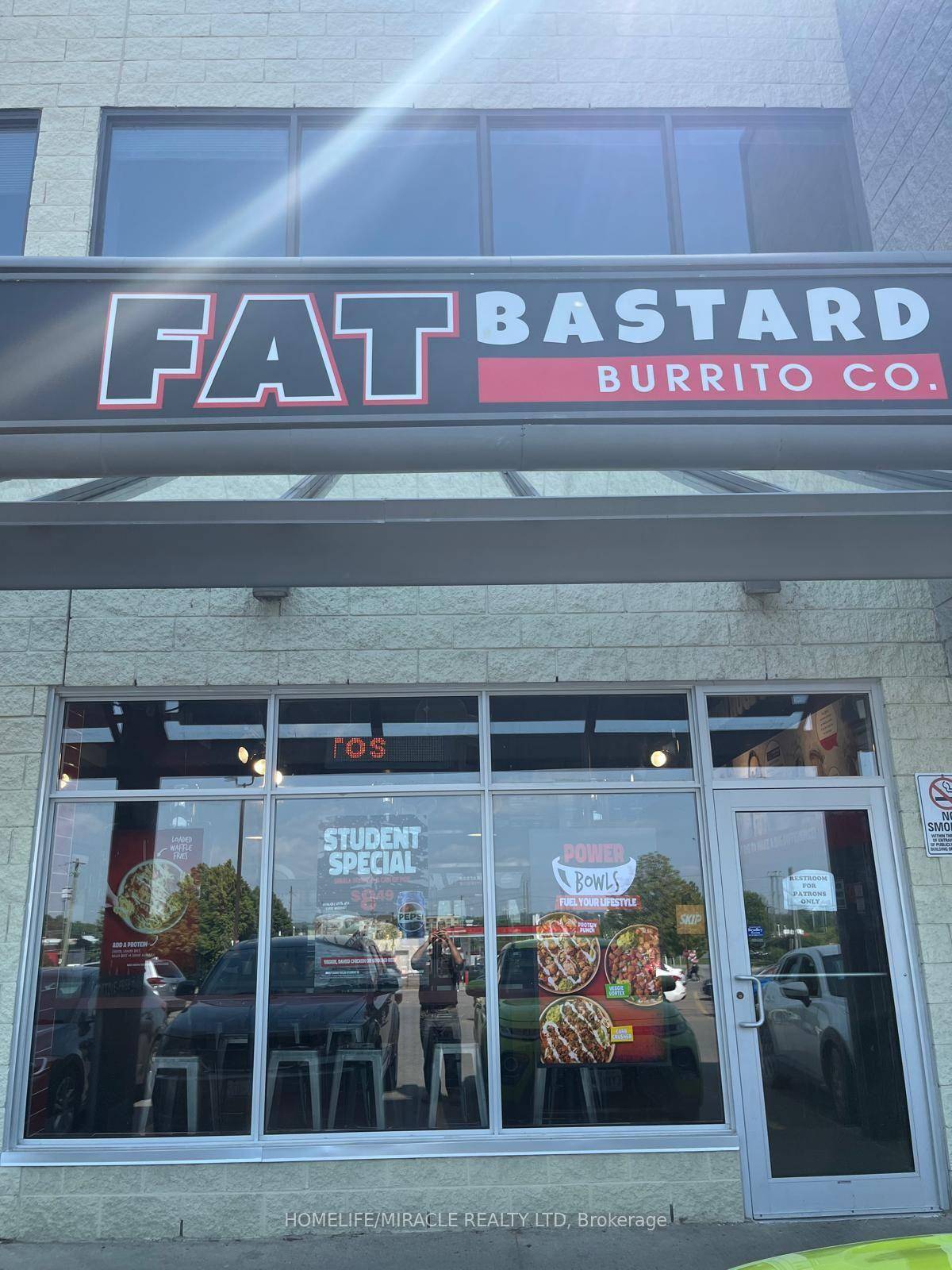 Turnkey Fat Bastard Burrito Franchise for Sale Prime Kingston Location.