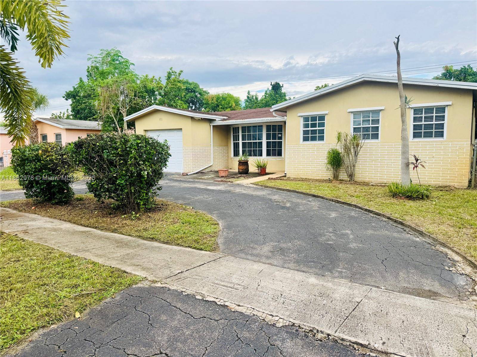 Spacious 3 bedroom, 2 bathroom home with just under 1, 800 sq ft of living area plus a closed and finished Florida room for extra space.