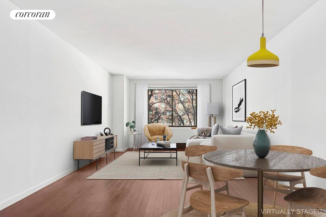 Welcome to Unit 3J at 300 Rector Place a delightful condo in the heart of a vibrant neighborhood !