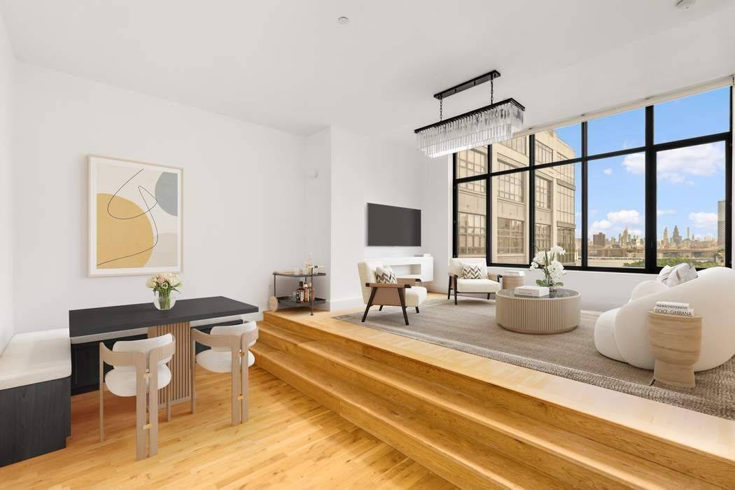 Welcome to a thoughtfully combined home located at One Brooklyn Bridge Park in Brooklyn Heights, offering approximately 2, 281 square feet of meticulously designed interior space, along with 115 square ...
