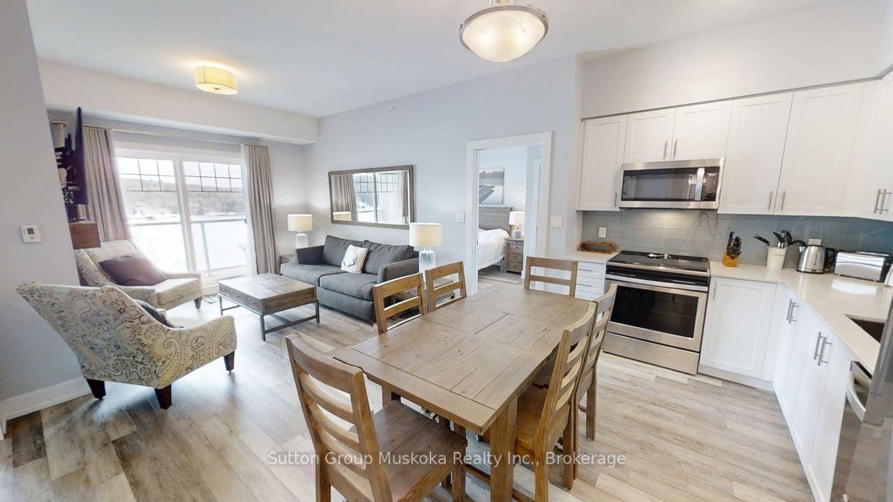 Top floor two bedroom condominium located in the Lakeside Lodge at Deerhurst Resort Muskoka !