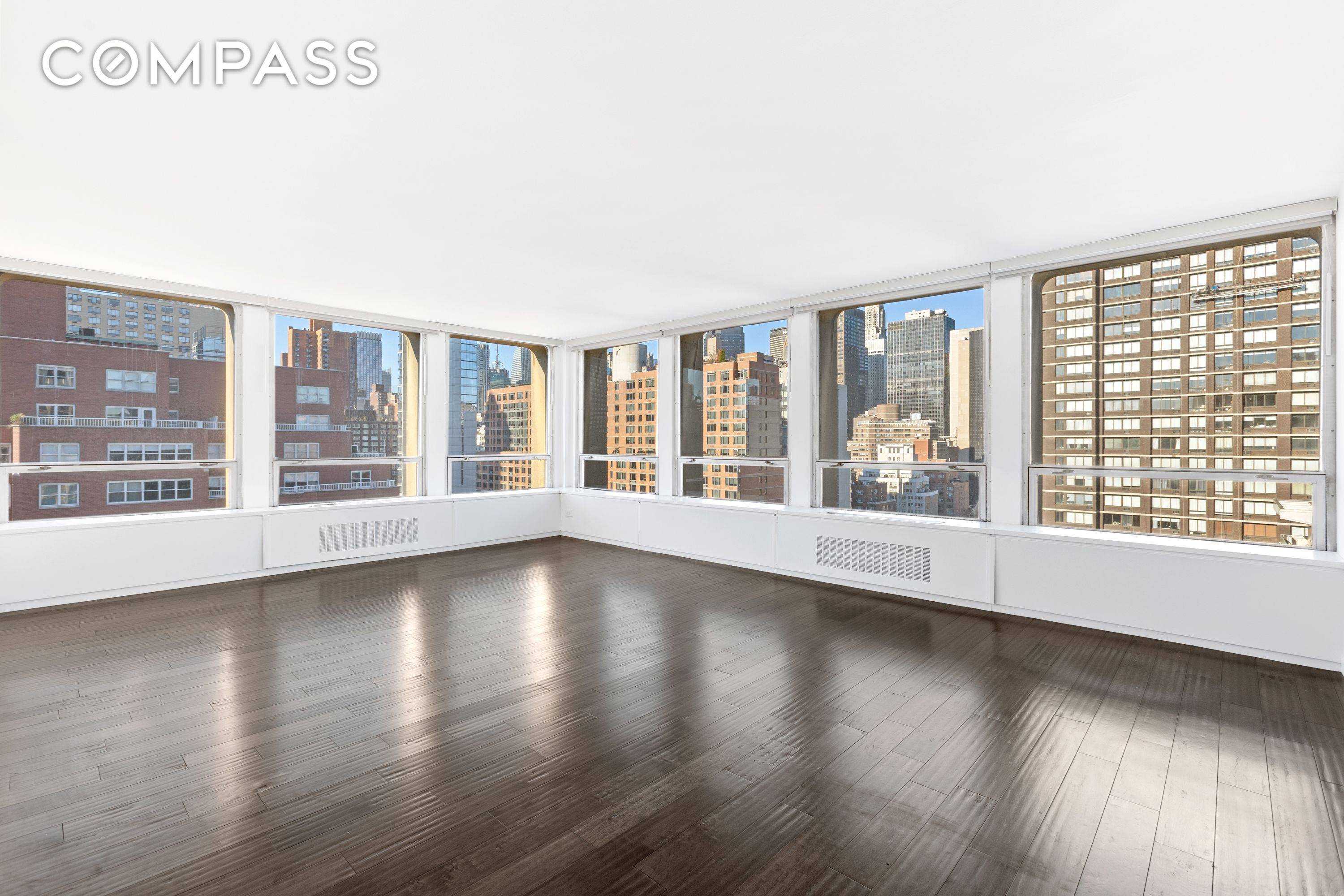 Expansive one bedroom one bath at the renowned architect I.