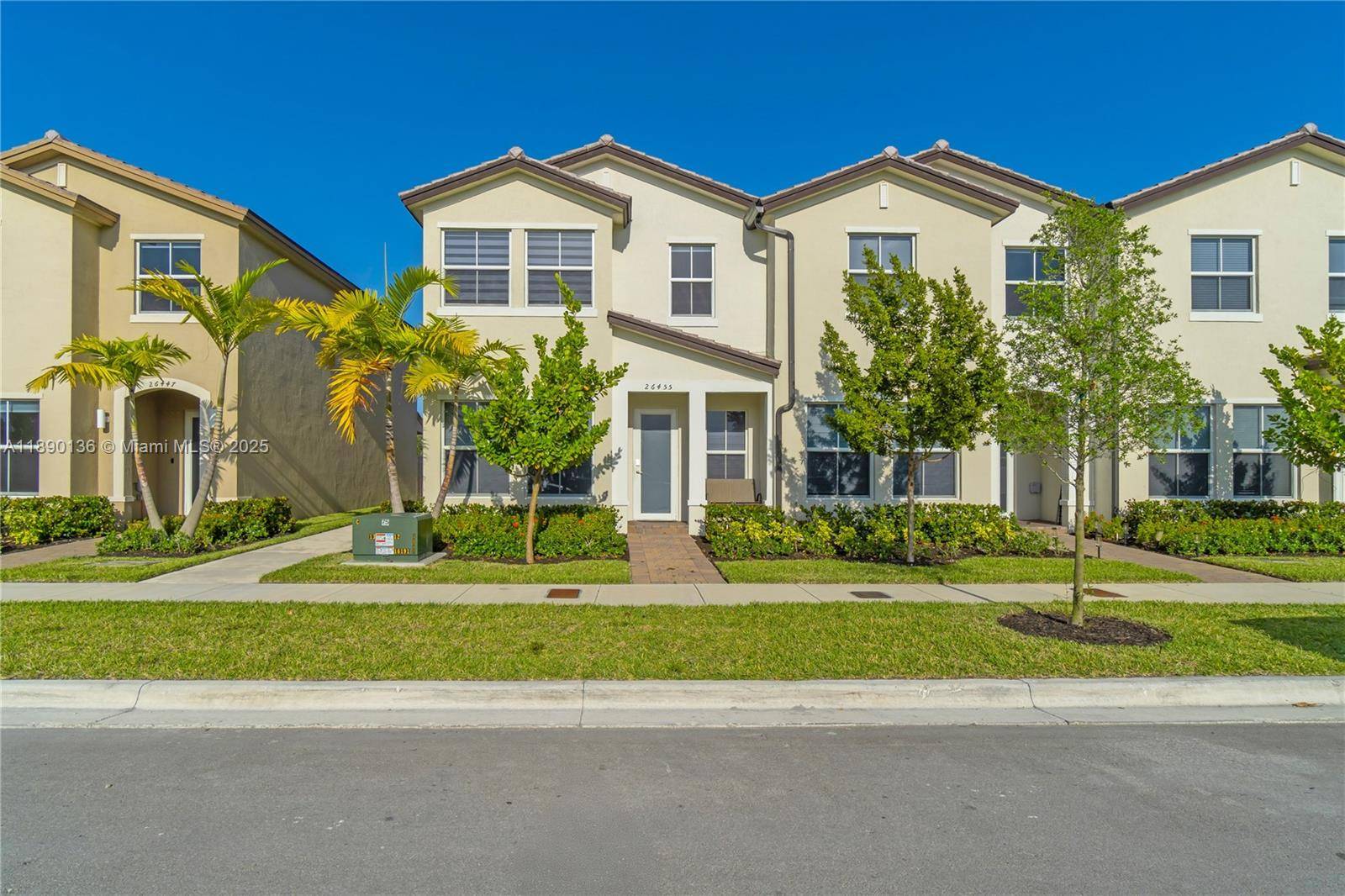 Like new 4 bedroom, 3 bath townhouse featuring a rare floor plan with one bedroom and one full bathroom on the first floor, the only one available in the community ...