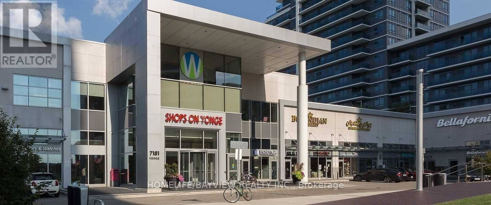Located At World Shops Yonge And Steeles, Multi Use Complex 4 Residential Towers, Hotel, Offices, Food Court, Shopping Mall, Banks, Can Be Used As A Retail Or Office.
