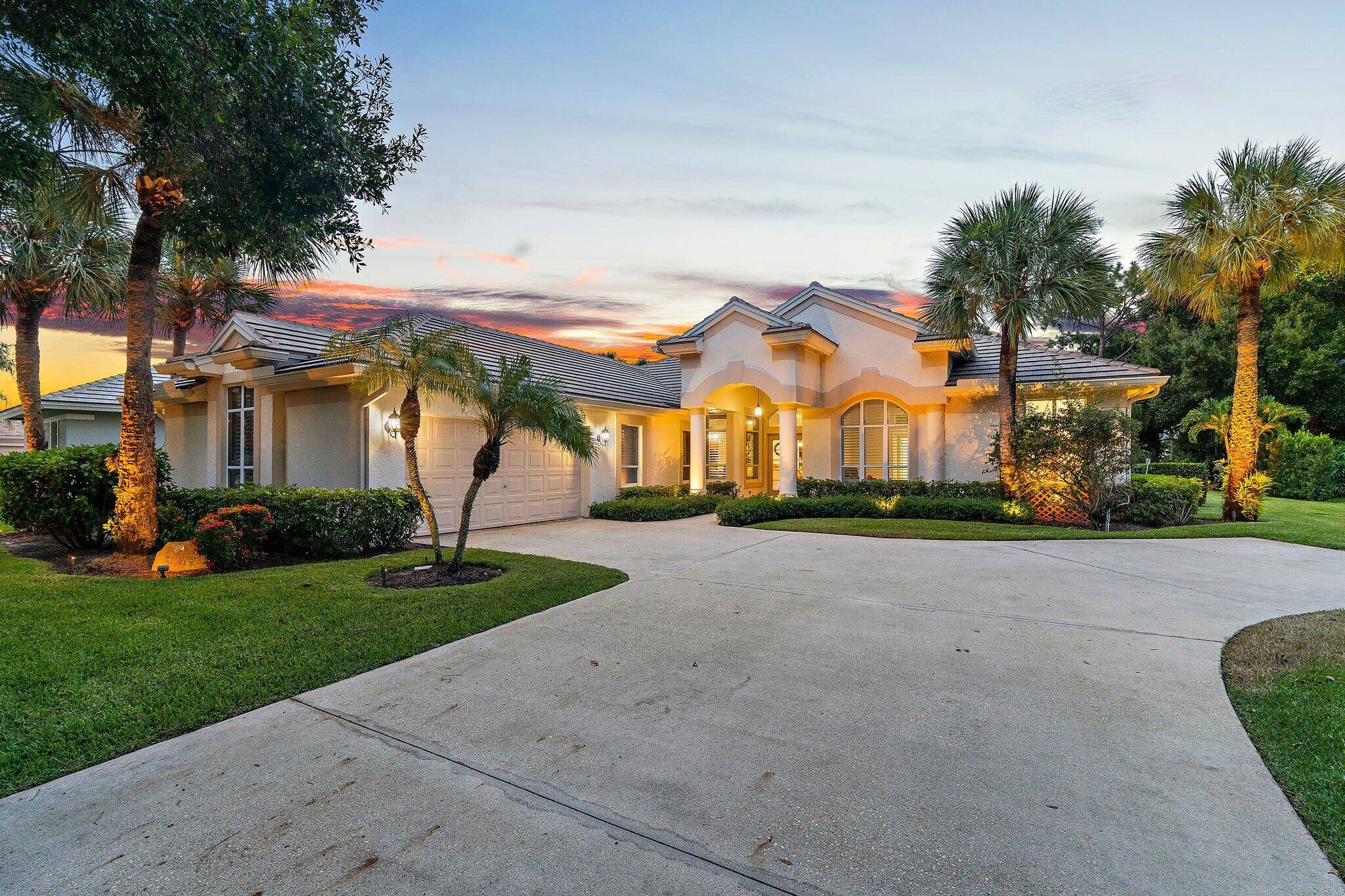 Located in the prestigious gated community of PGA Village, this stunning 3BR den office, 2.