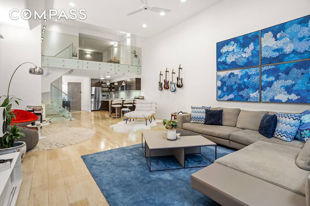 Convertible 3 Bedroom A Suburban Scale Architecturally Designed and Fully Renovated Triplex Loft Home in the East Village at the boutique Zachary Condominium Steps from Union Square !