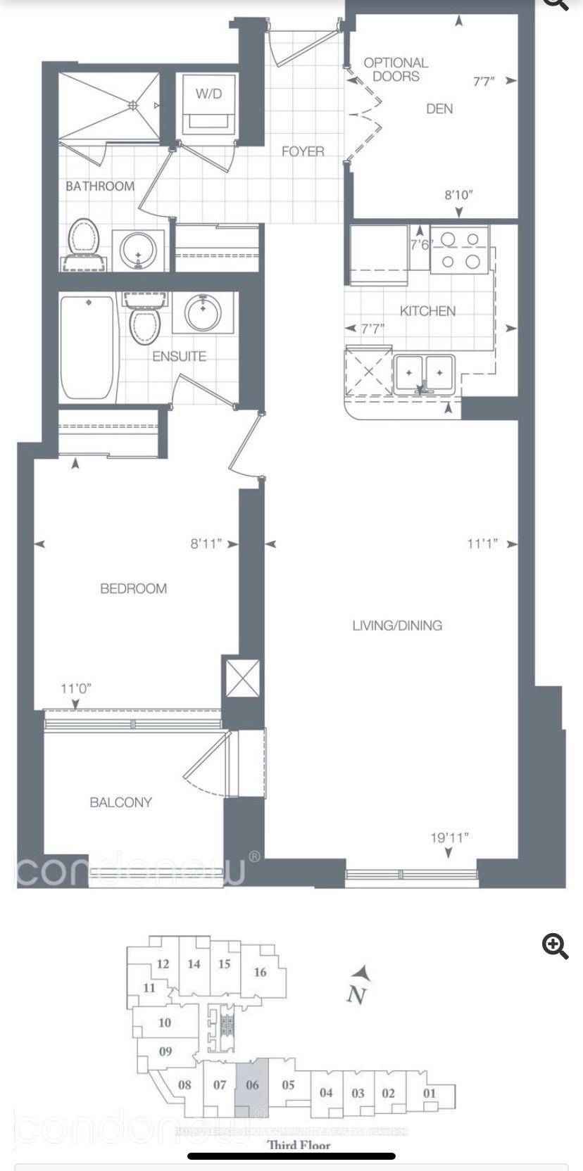 Welcome to ONE Sherway ! Freshly painted spacious 743 Sqft 1 Bedroom Den unit with 2 Bathrooms, 1 Parking and 1 Locker !