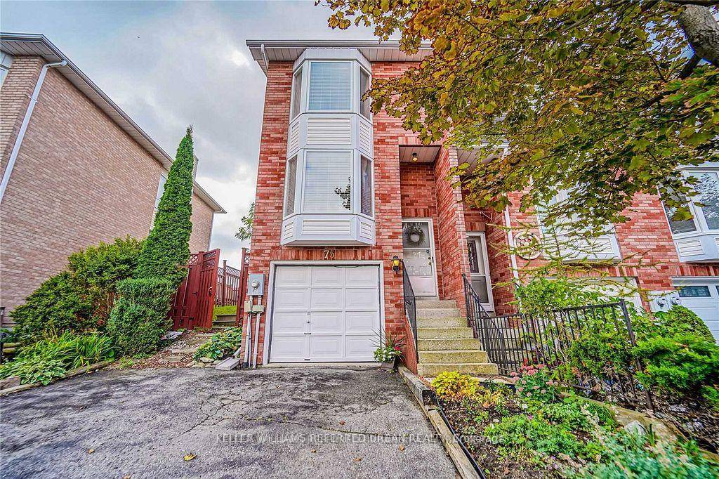 Fabulous End Unit Townhouse With Extra Parkings, Sunfilled Home With Lots Of Windows, Well Maintained And Clean, Oversize Garage With Storage Space, Direct Access From Garage To Basement, Private Fenced ...