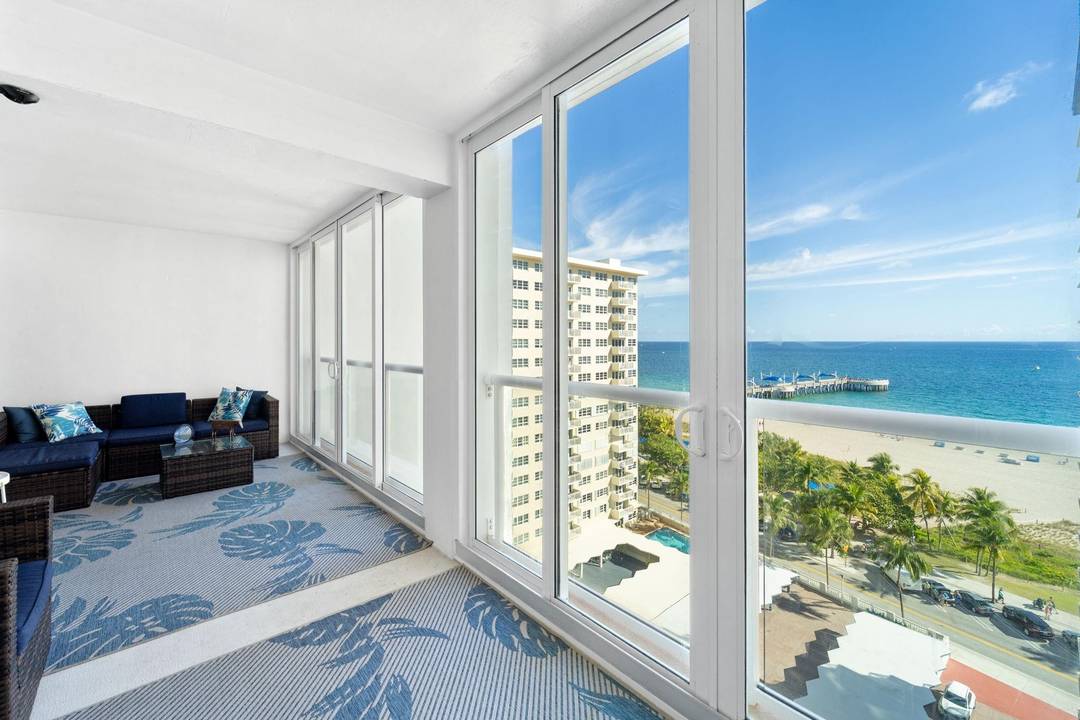 Wake up to endless Ocean Views in this Stunning Direct Oceanfront full 3BR 3BA residence at Sea Monarch in the heart of Pompano Beach !