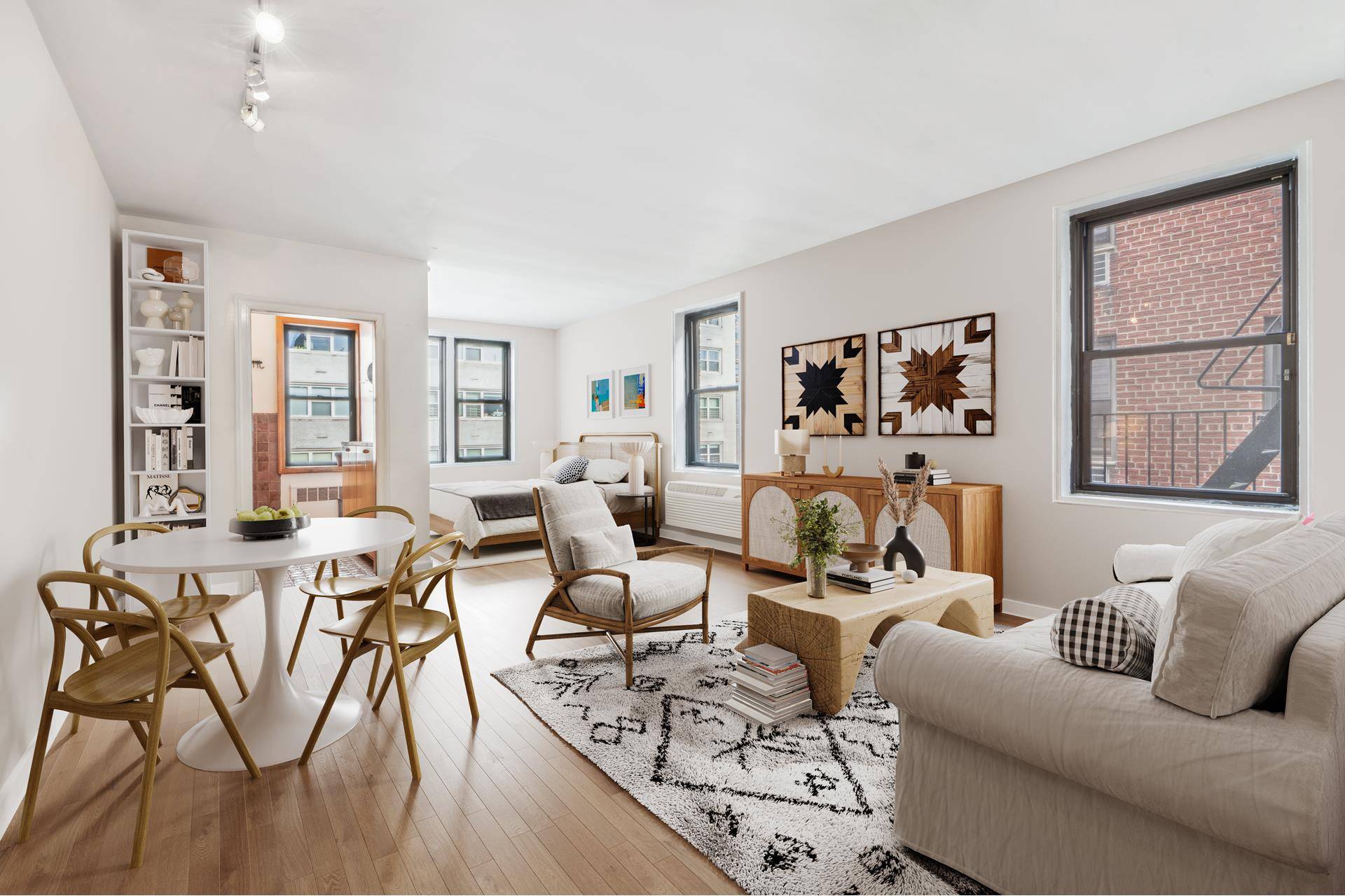 Loft like, sun filled, convertible junior one bedroom in Iconic Greenwich Village.