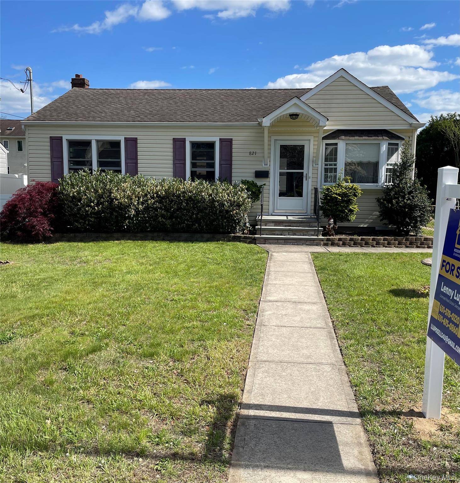 Charming 3 bedroom, 1 bath Ranch in West Babylon featuring a full attic, eat in kitchen, and spacious yard.