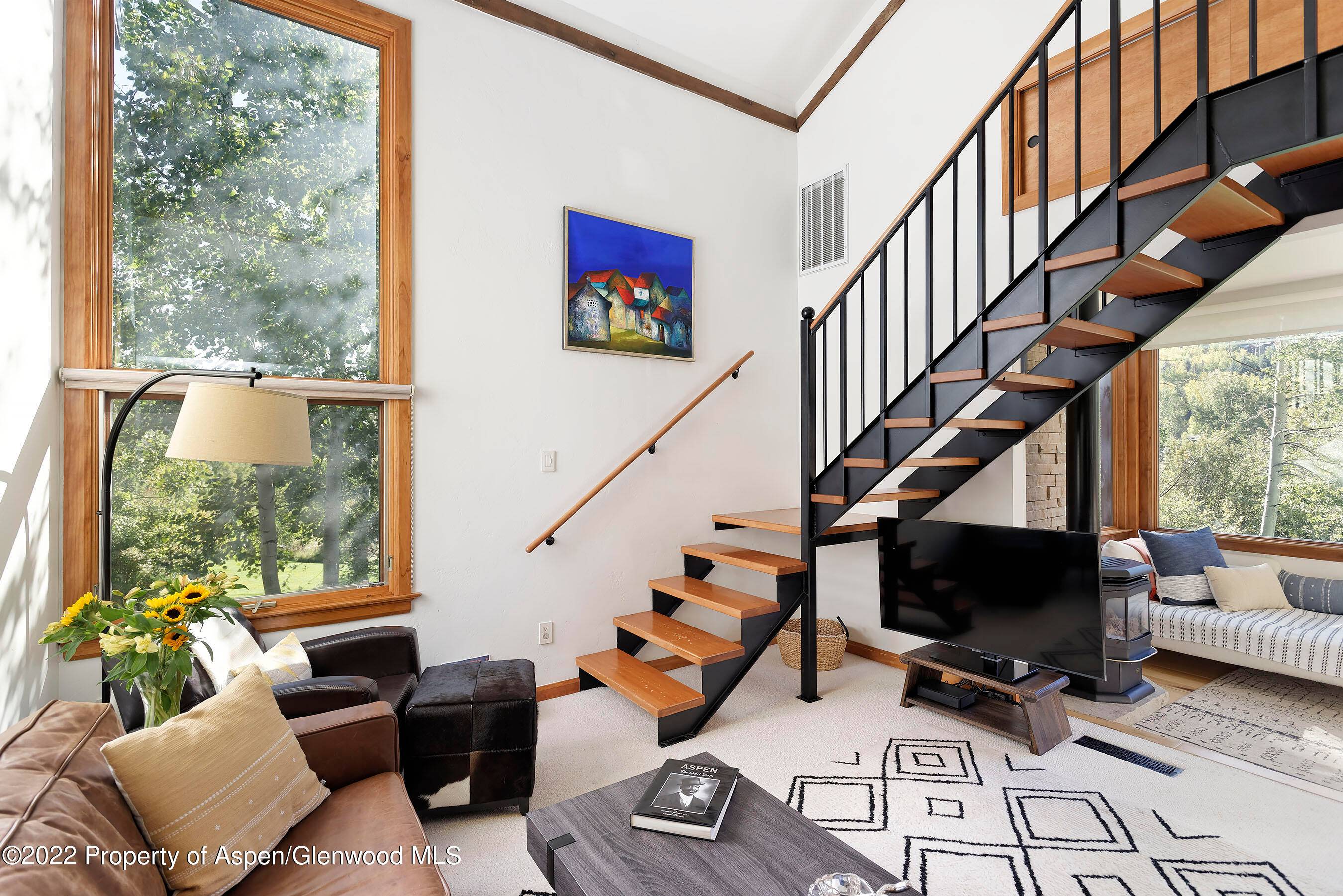 Fabulous mountain contemporary design has an ideal location in Snowmass Village.