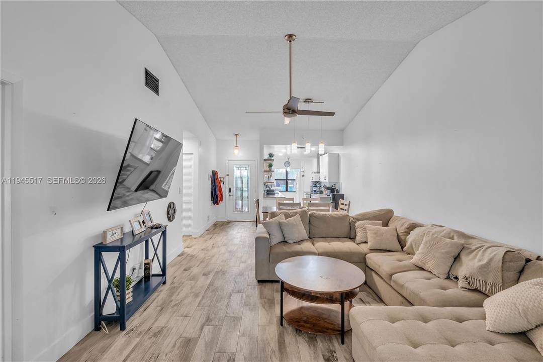 Spacious villa with extra living space in built out garage.