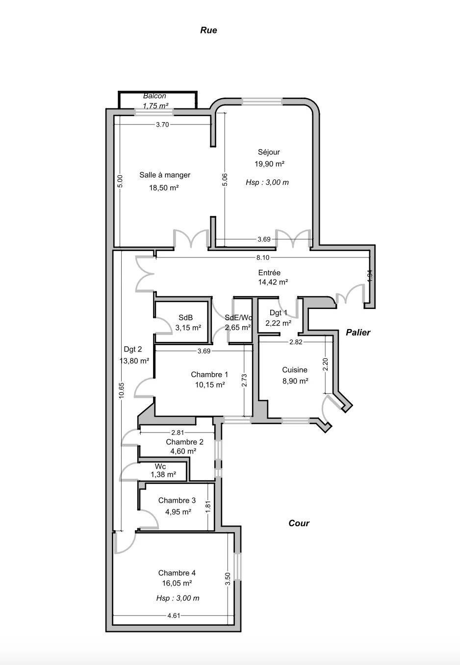 5 pièces - Gros-Caillou